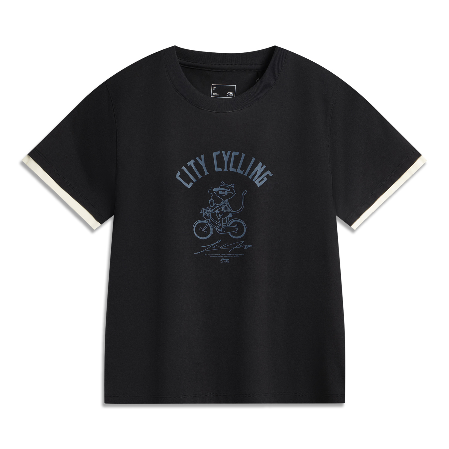 AHSV732-3 Футболка Cross голубой