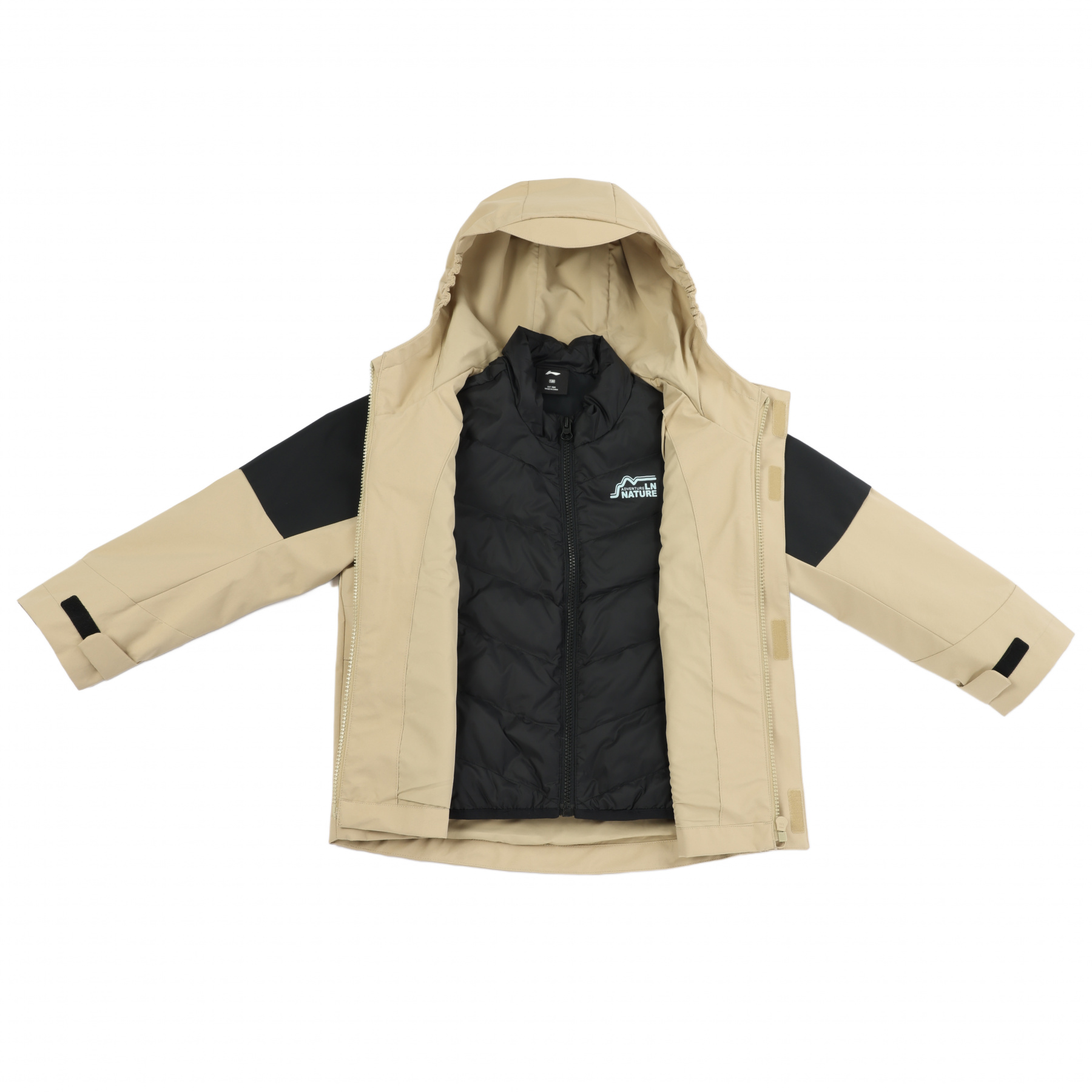 YWBU013-1 Пуховик + ветровка (3 в 1) Outdoor мульти