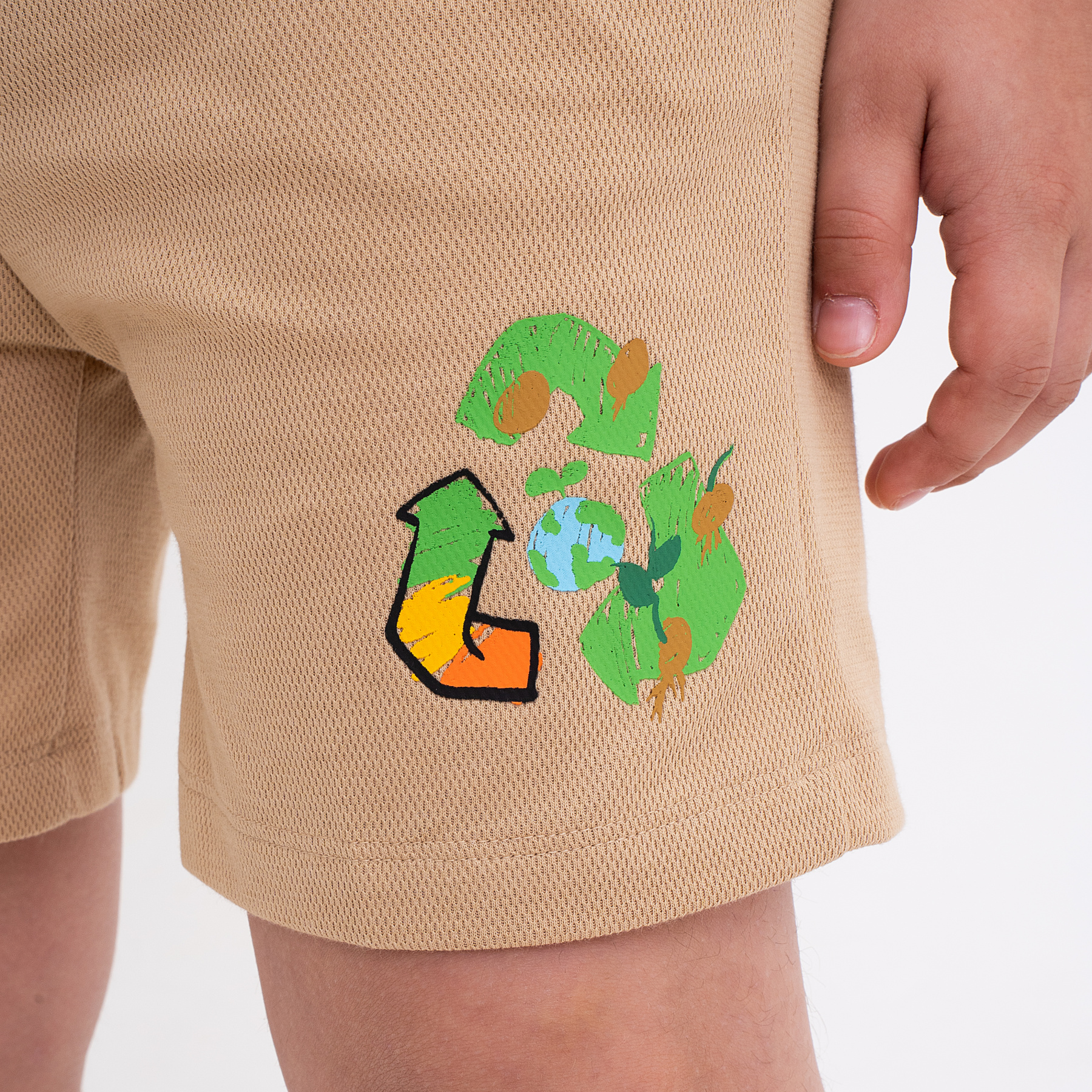 YKSU059-1 Шорты Kids песочные