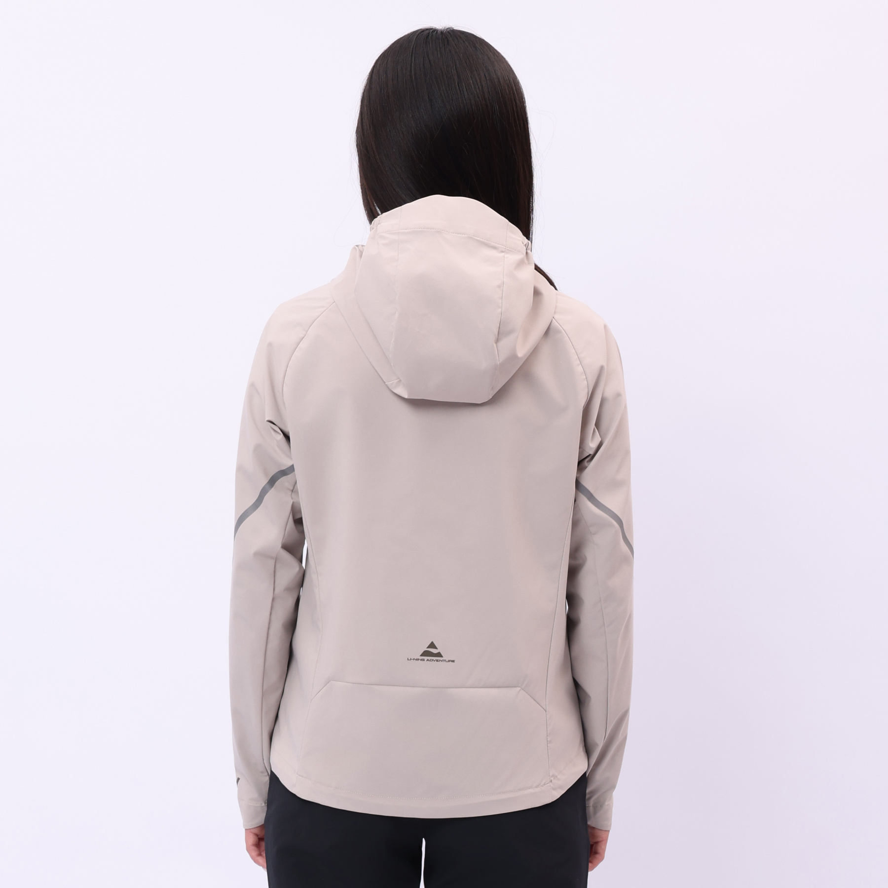 AFDU354-1 Ветровка спортивная Trail Running серая