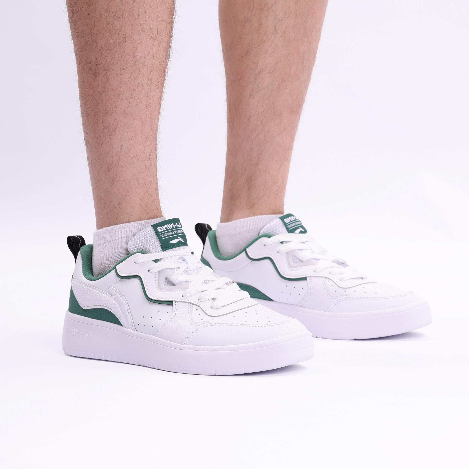 AGCV031-2 Кроссовки Sports Style белый / зелёный