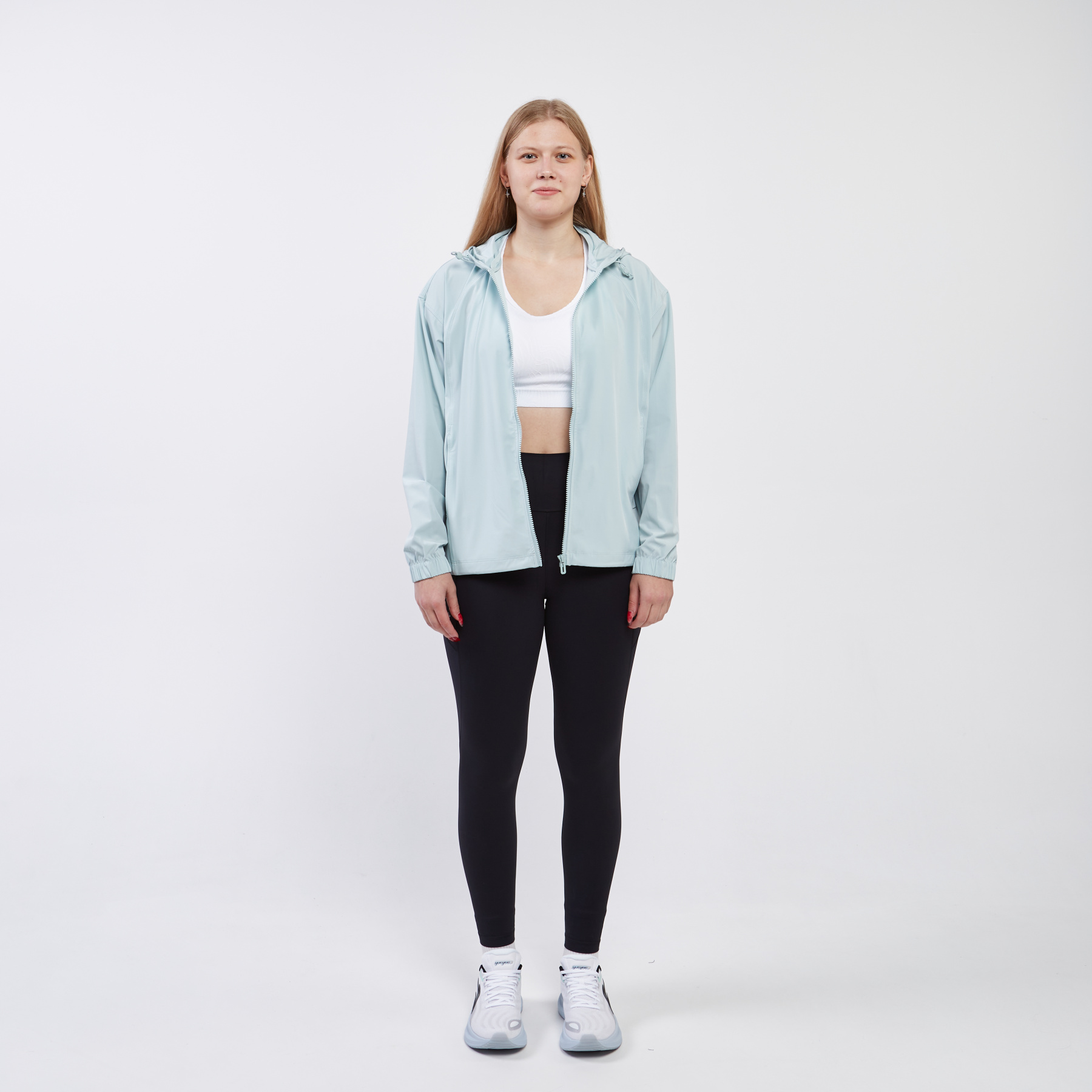 AFDU518-3 Куртка Fitness зеленая