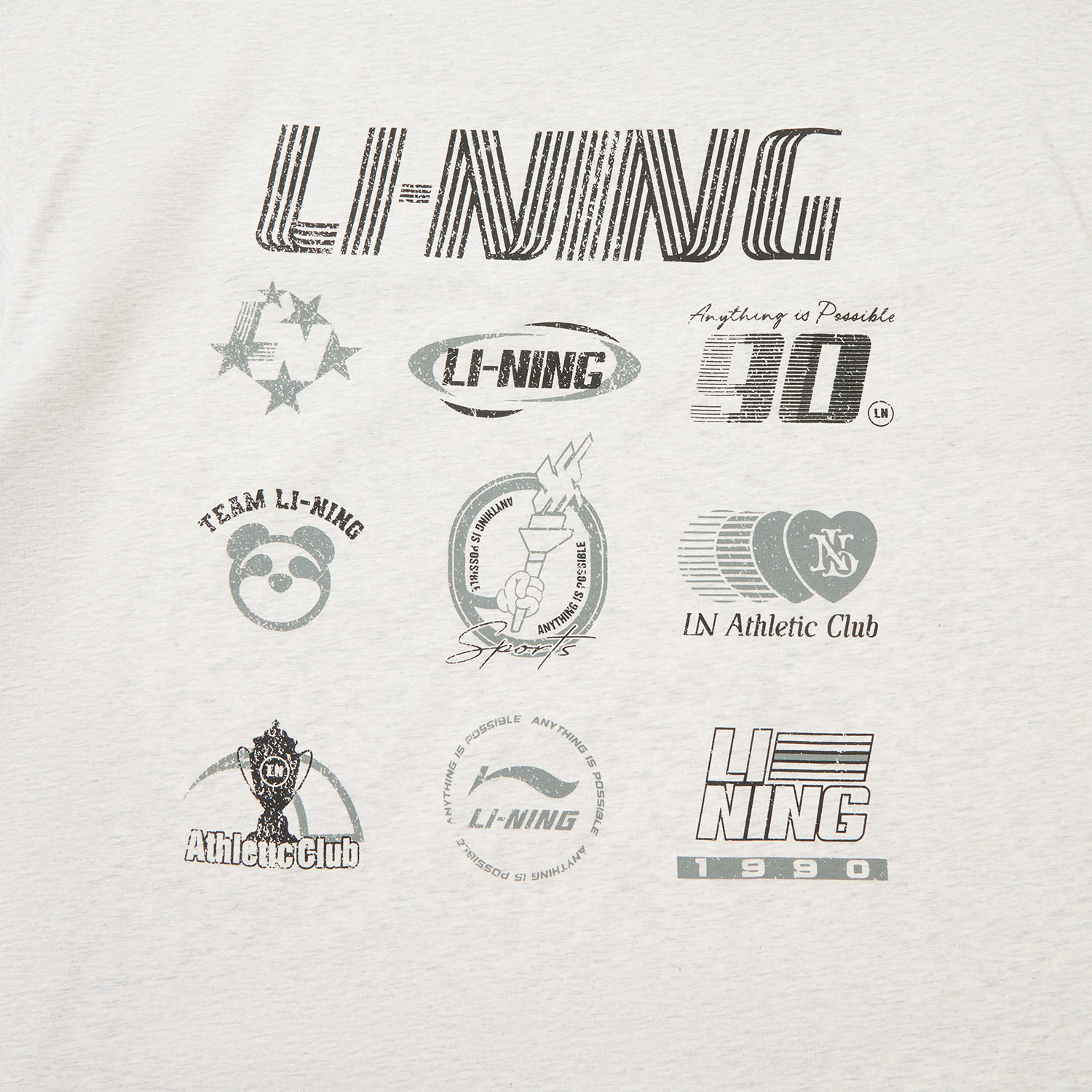 AHSW445-6 Футболка Logo Lab серый
