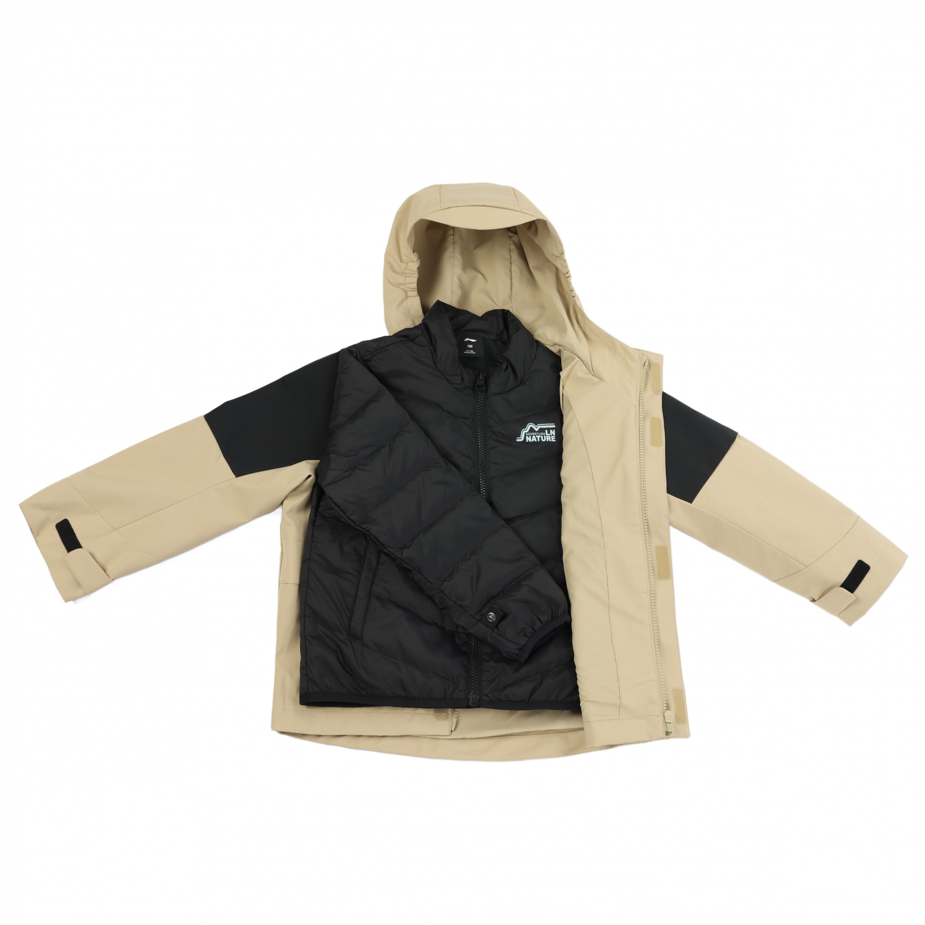 YWBU013-1 Пуховик + ветровка (3 в 1) Outdoor мульти