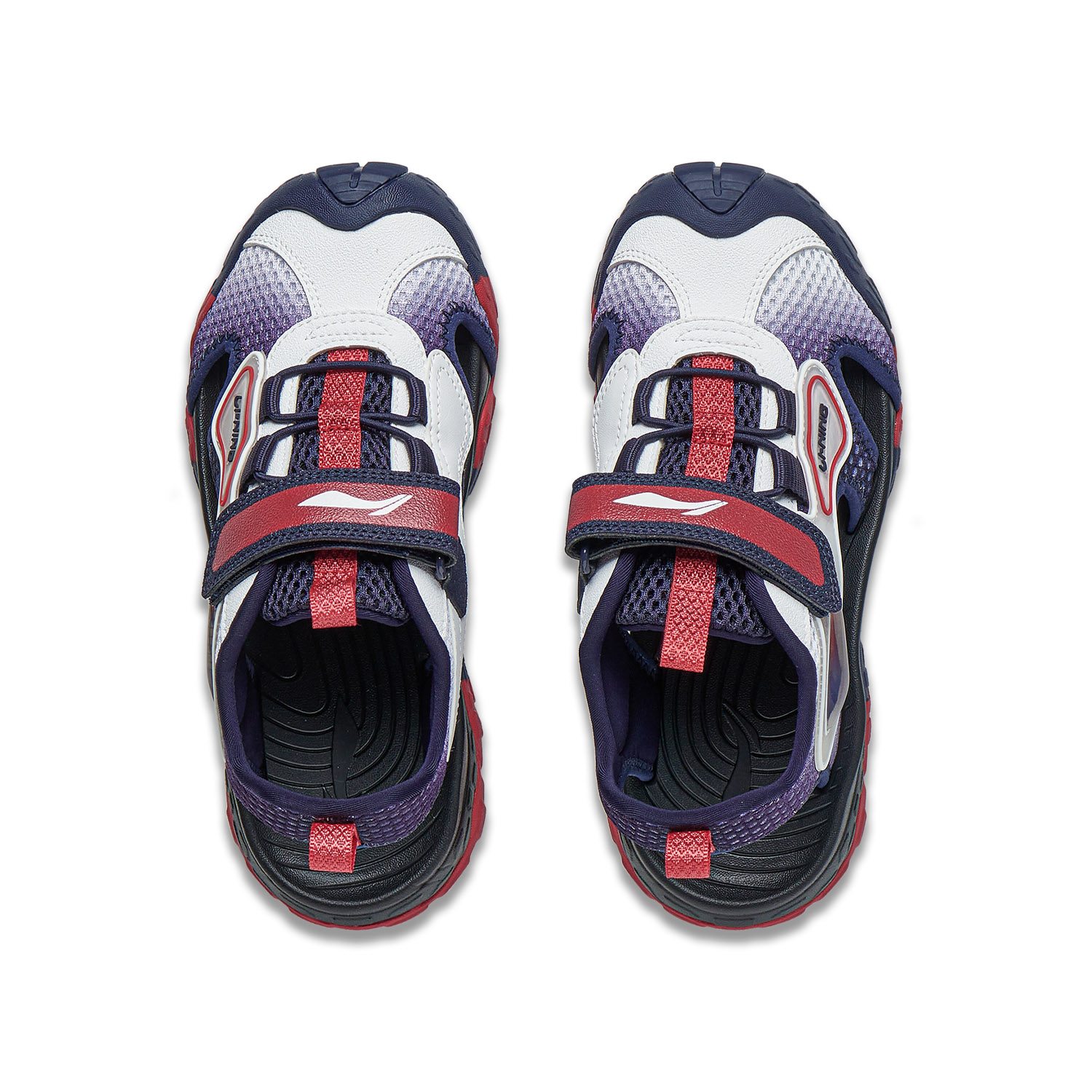 YKUT006-1 Lifestyle Youth Sandals Standard White/Maritime Blue