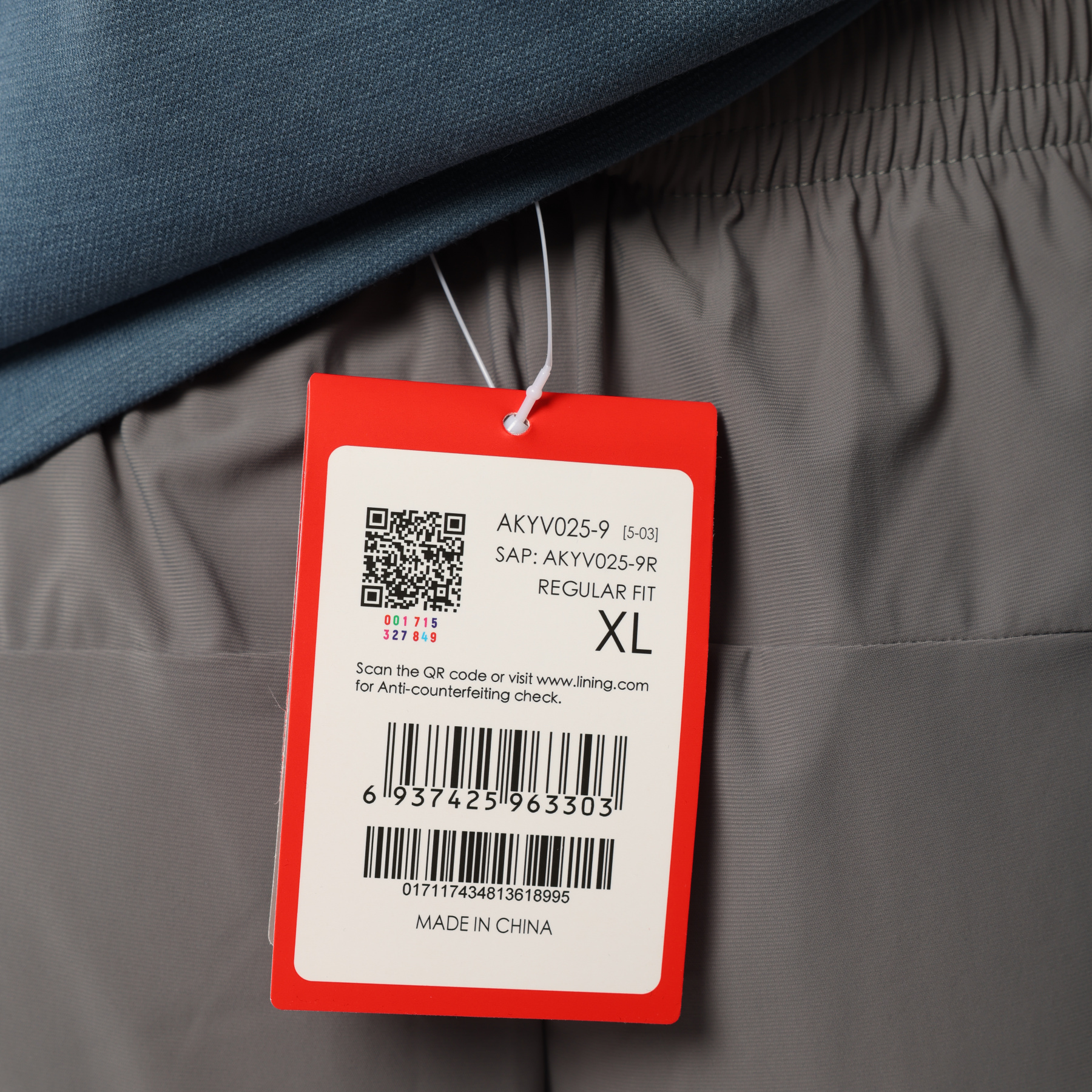 AKYV025-9 Брюки-джоггеры Active серый