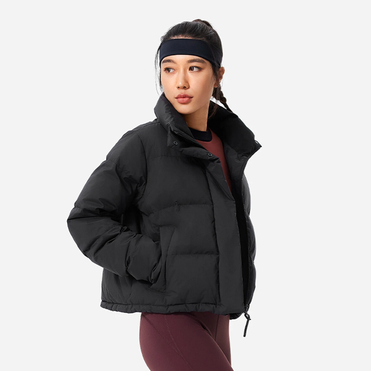 AYMU102-2 Пуховик Essentials черный