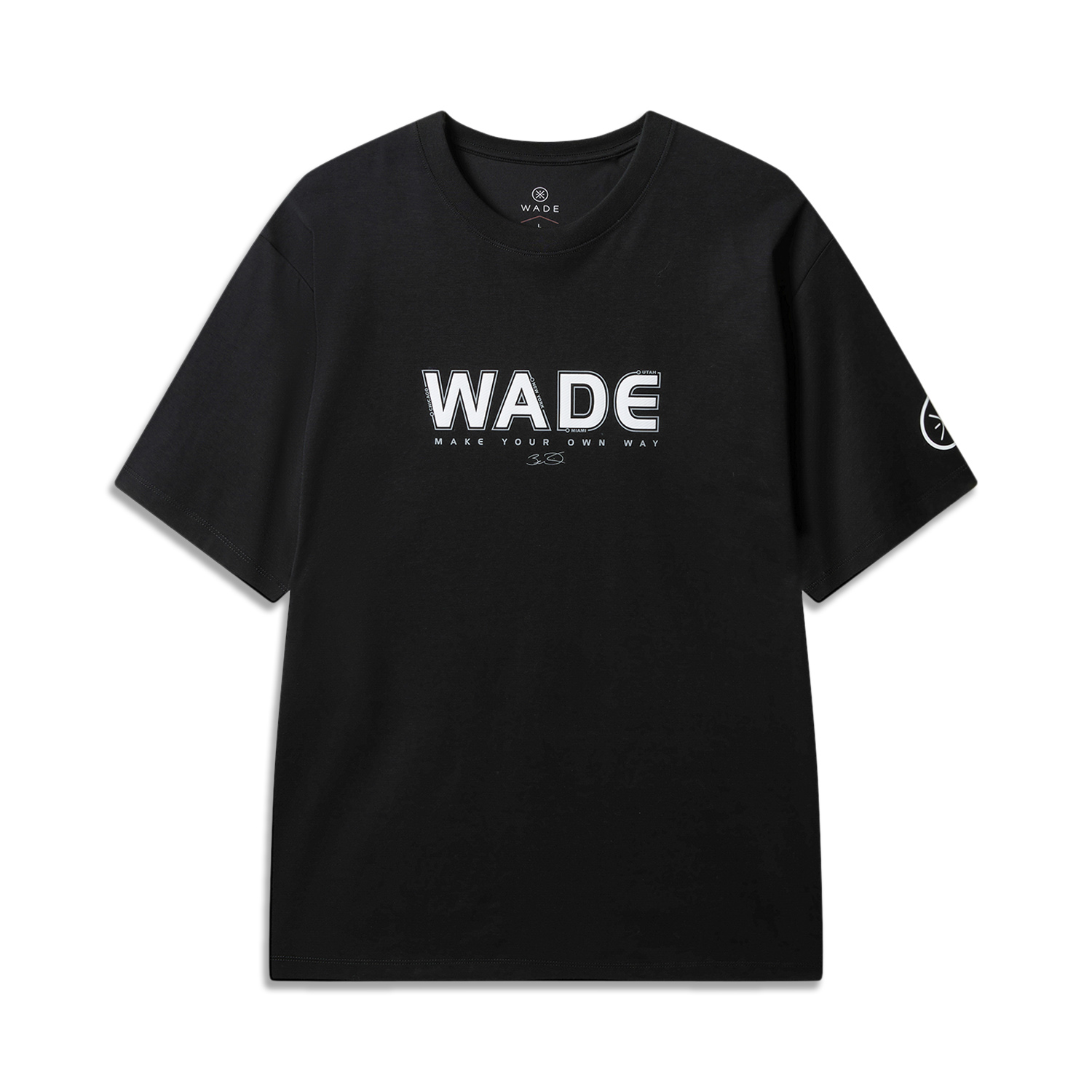 AHSW143-3 Футболка Wade черный