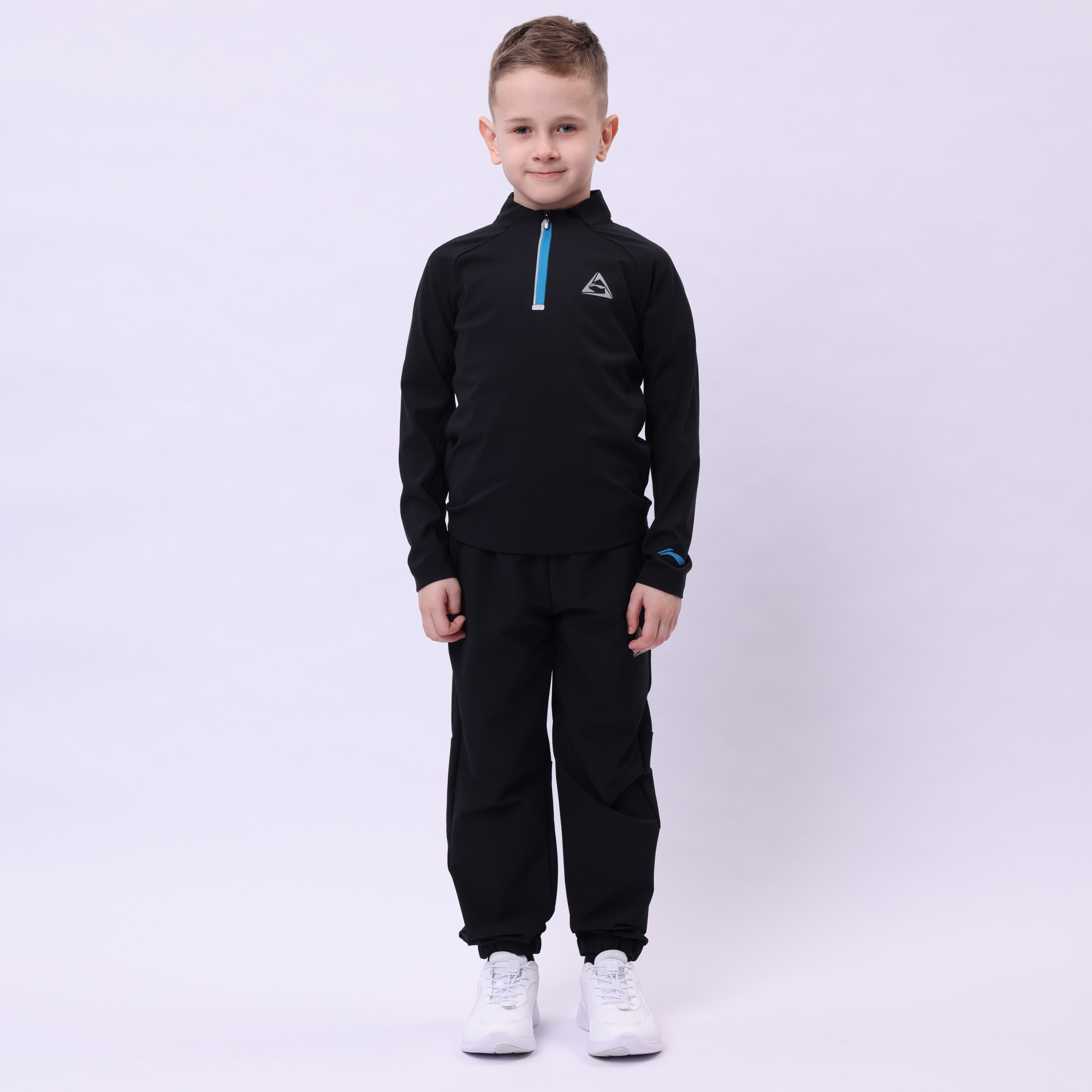 YWYU011-4 Professional Sports Knit Sports Coat Black