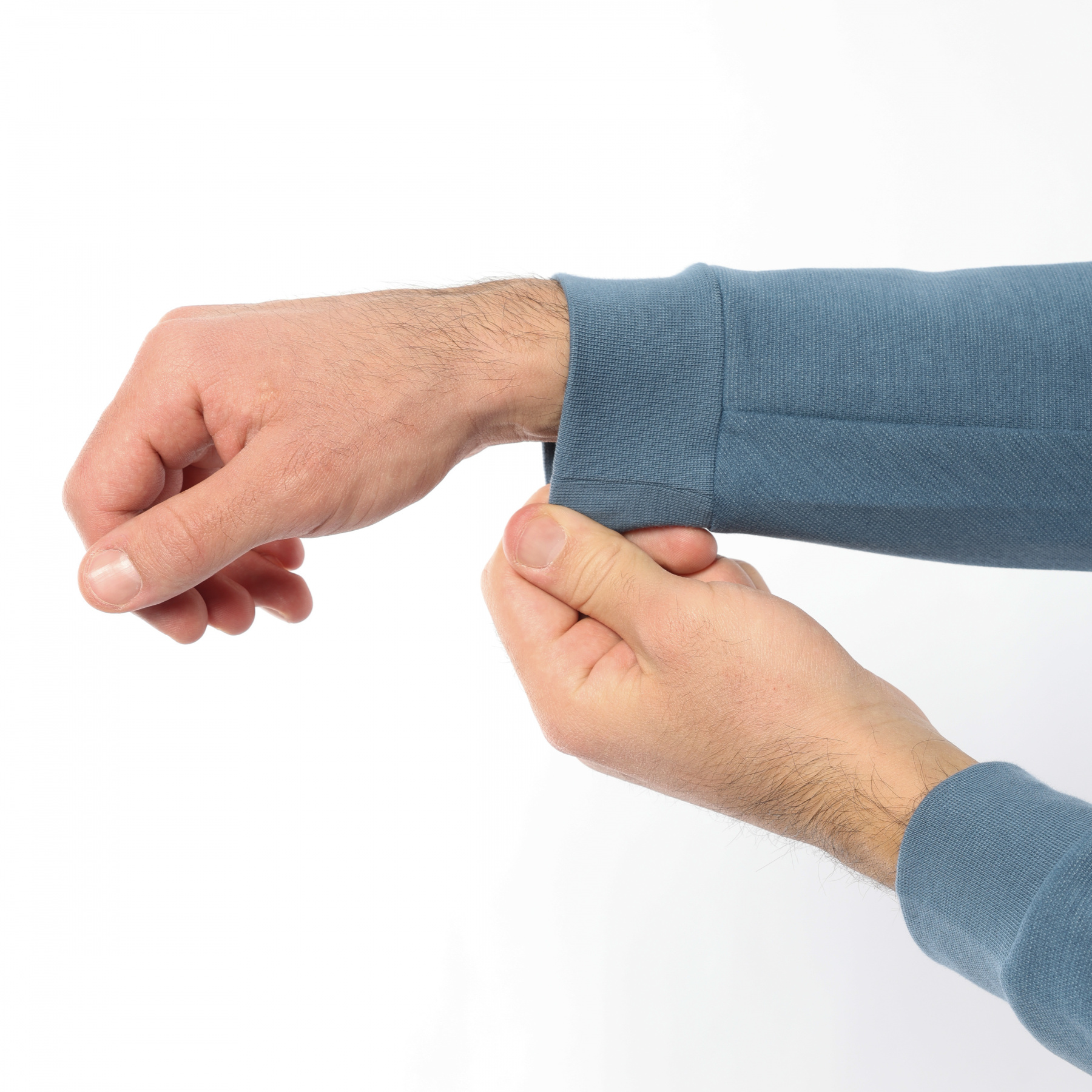 AWDV497-7 Лонгслив Essentials синий