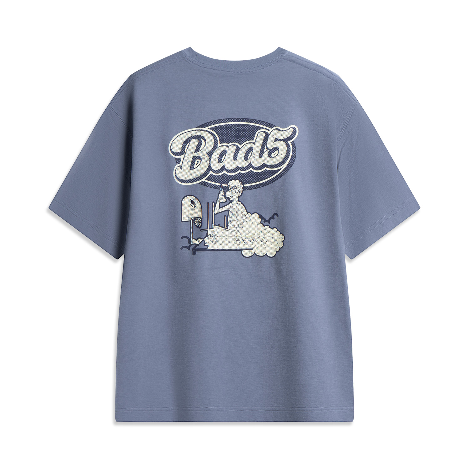 AHSV225-8 Футболка Bad5 Off-Court синий