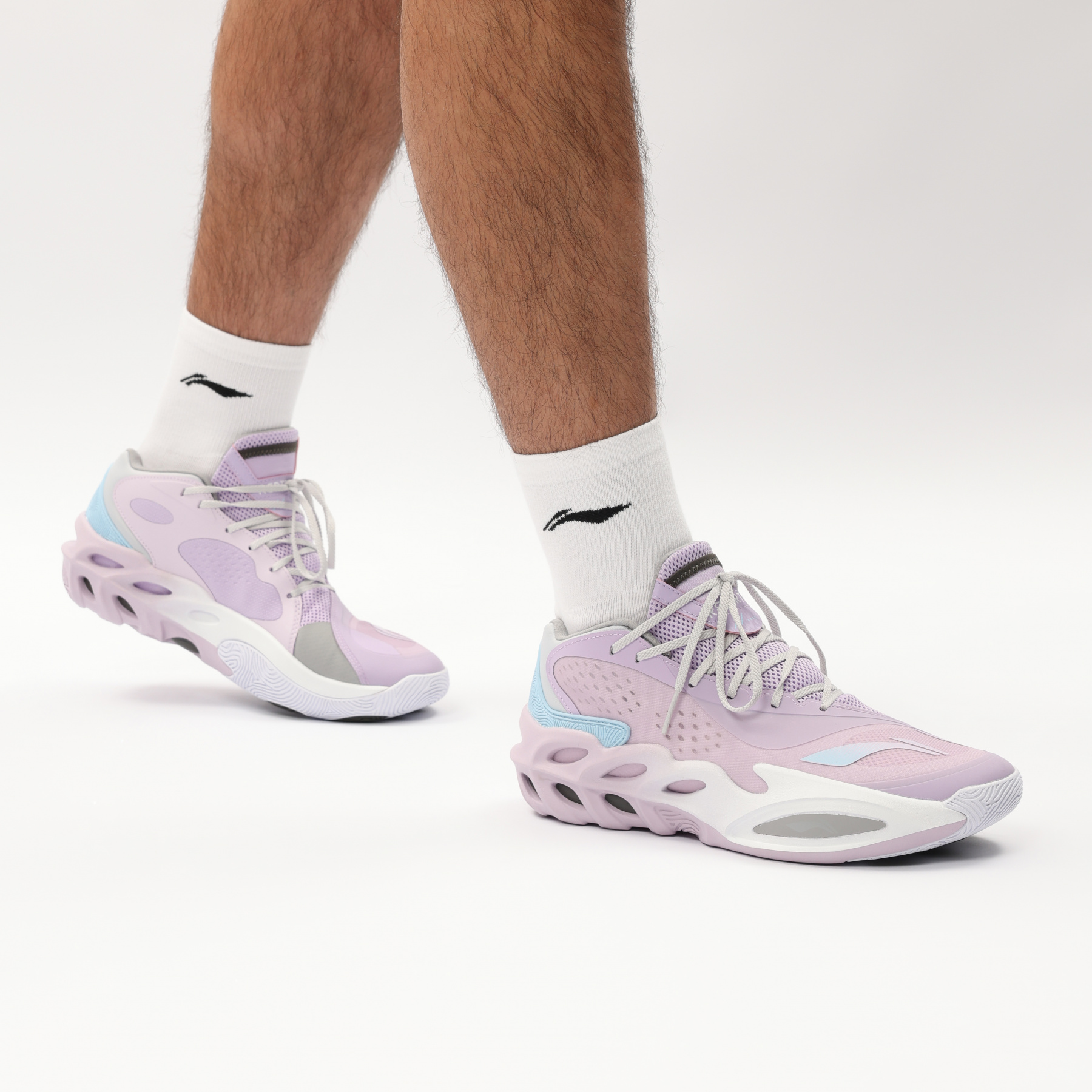 ABAV027-3 Кроссовки баскетбольные Rebirth Mid оранжевый