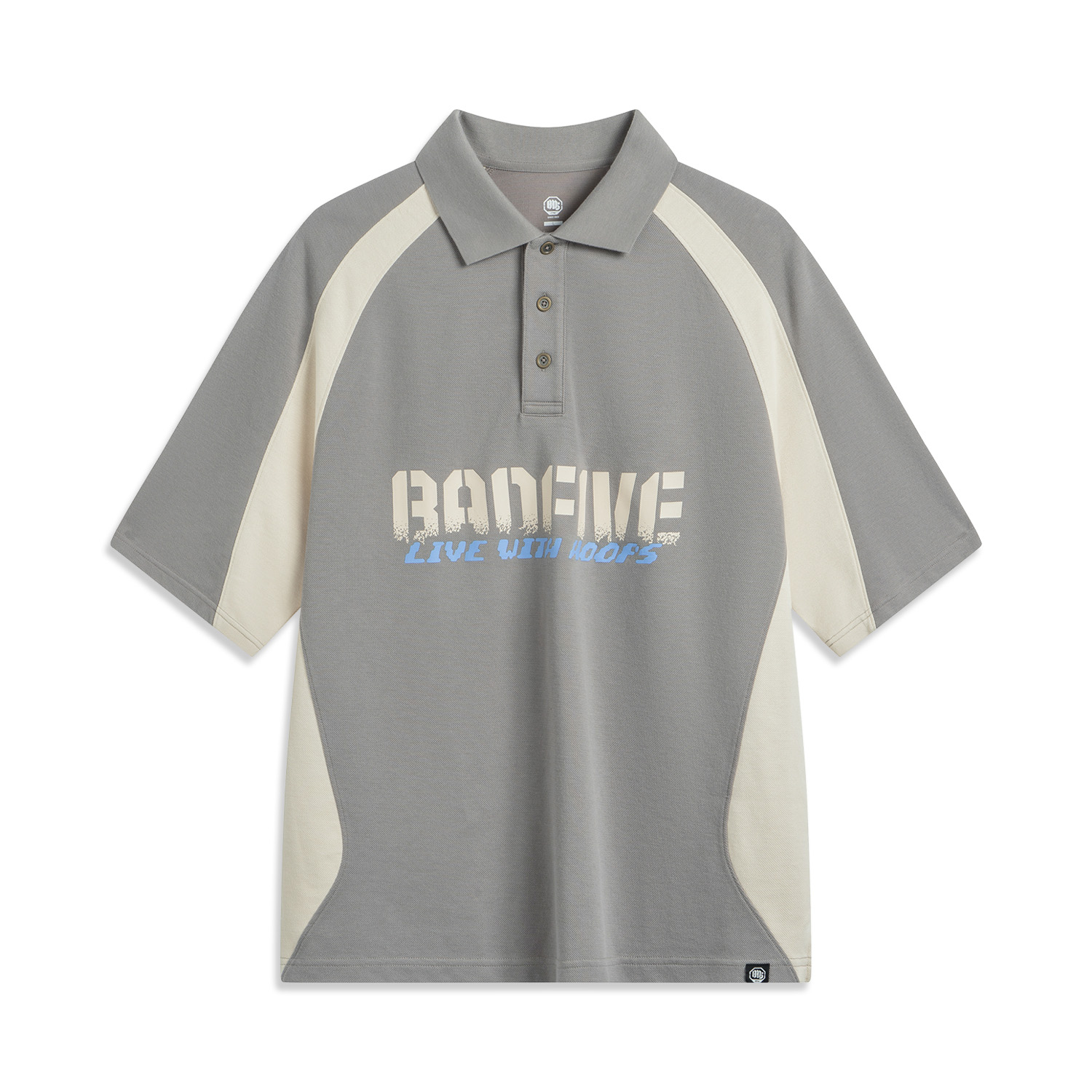 APLV011-4 Футболка-поло Bad5 Off-Court серый