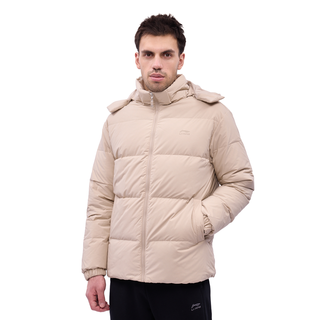 AYMV585-2 Пуховик Sports Style бежевый