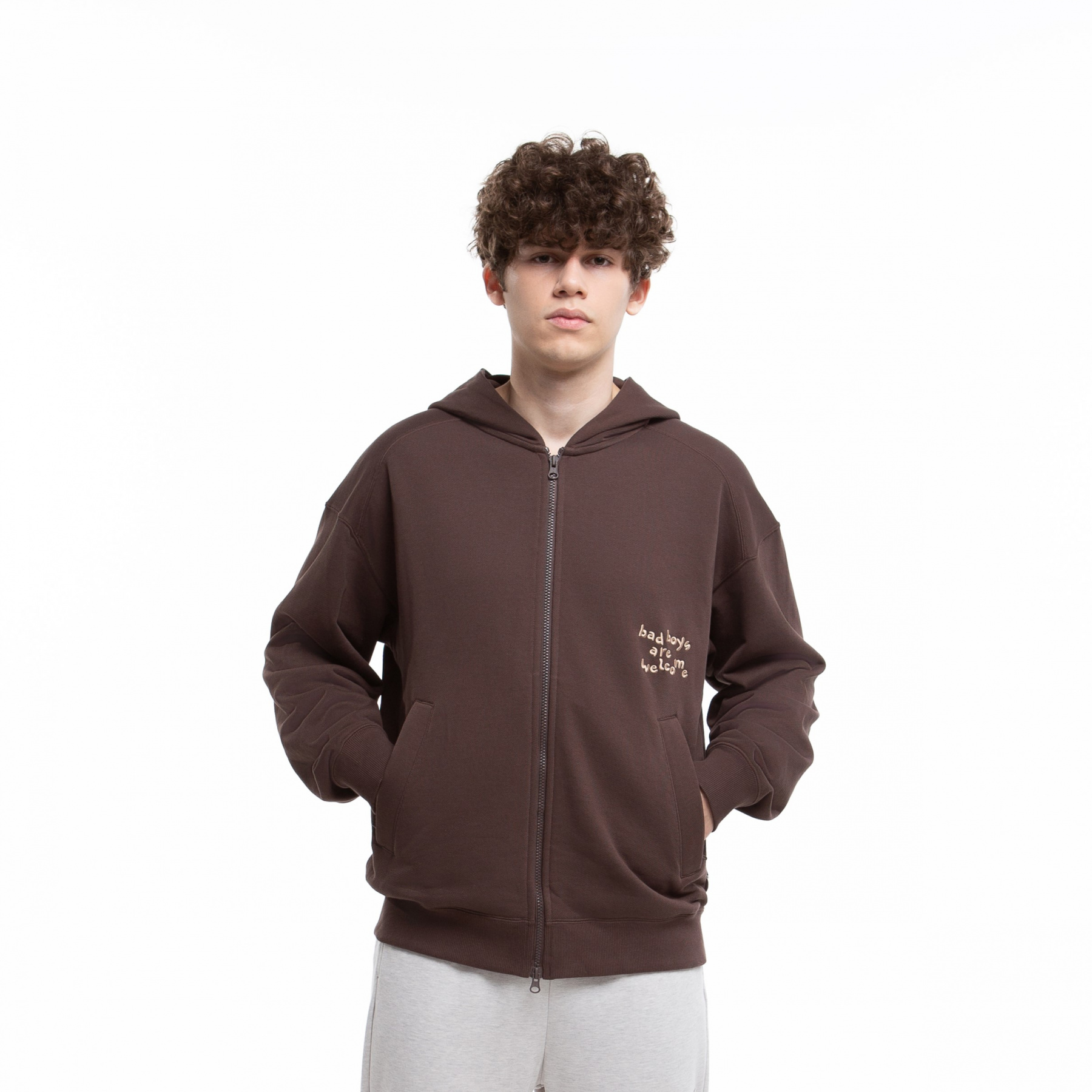 AWDT869-3 Худи Professional Basketball коричневый