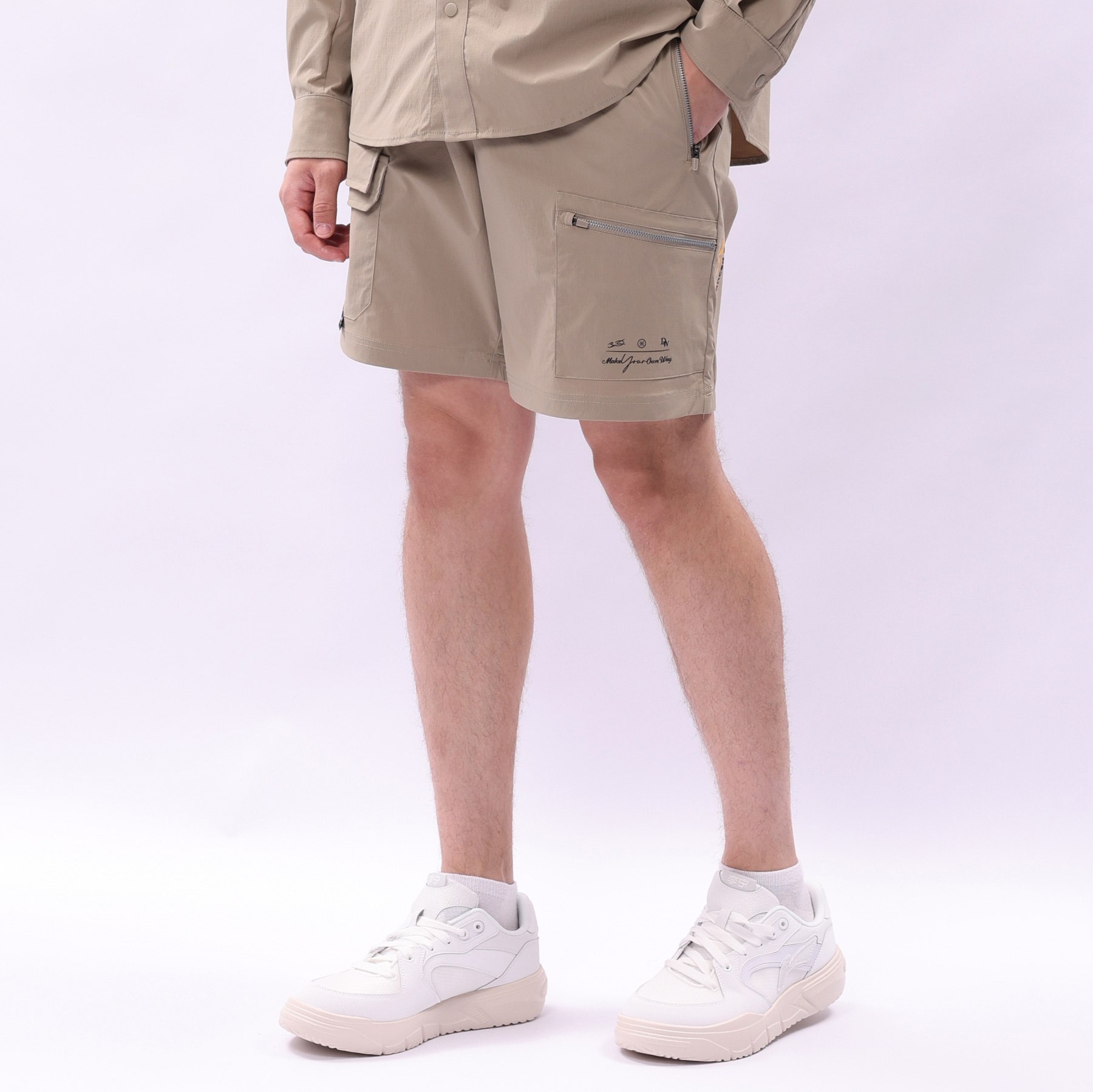 AKSV027-4 Шорты Wade Lifestyle бежевый