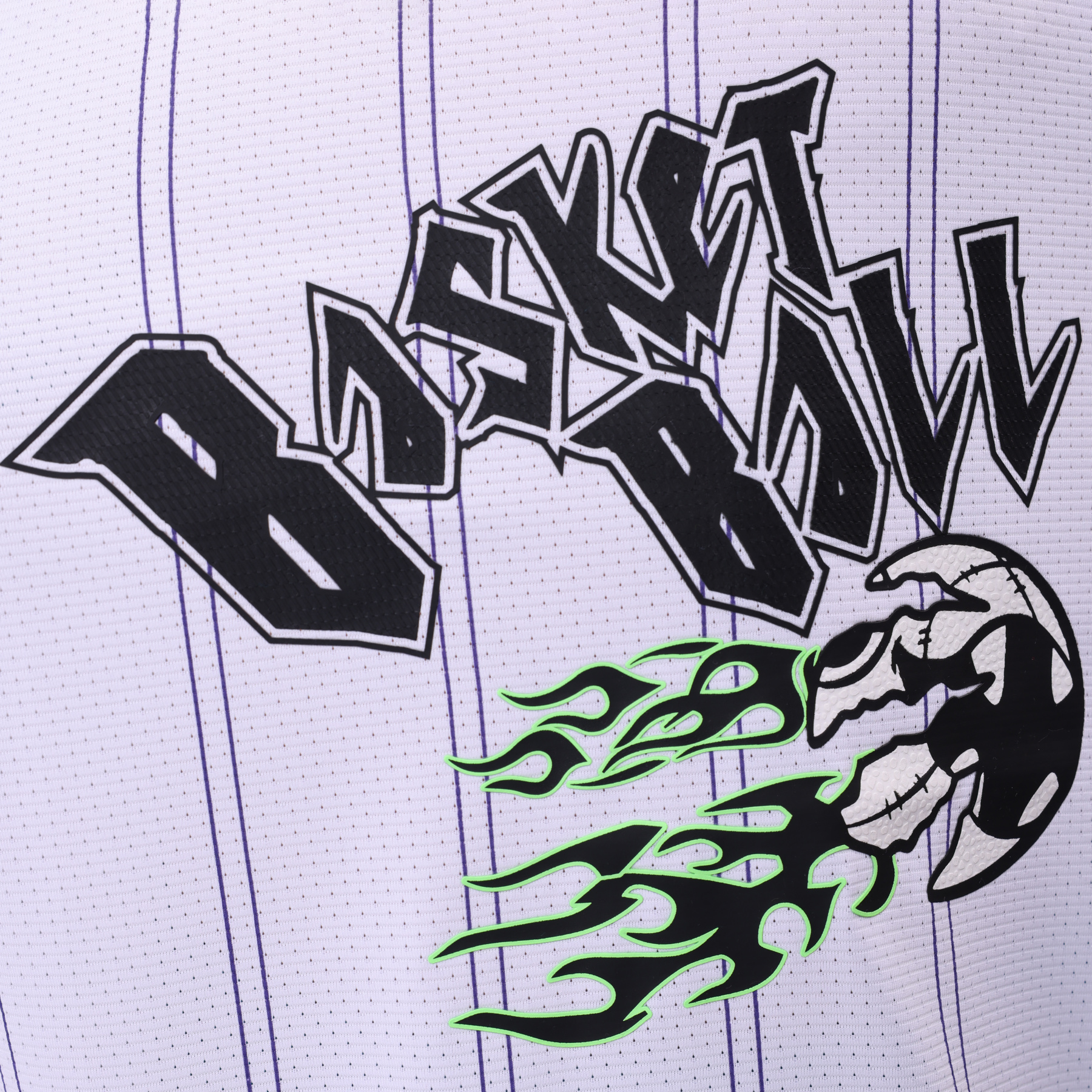 YATU007-1 Basketball Race Set Blue White Stripes/India Blue