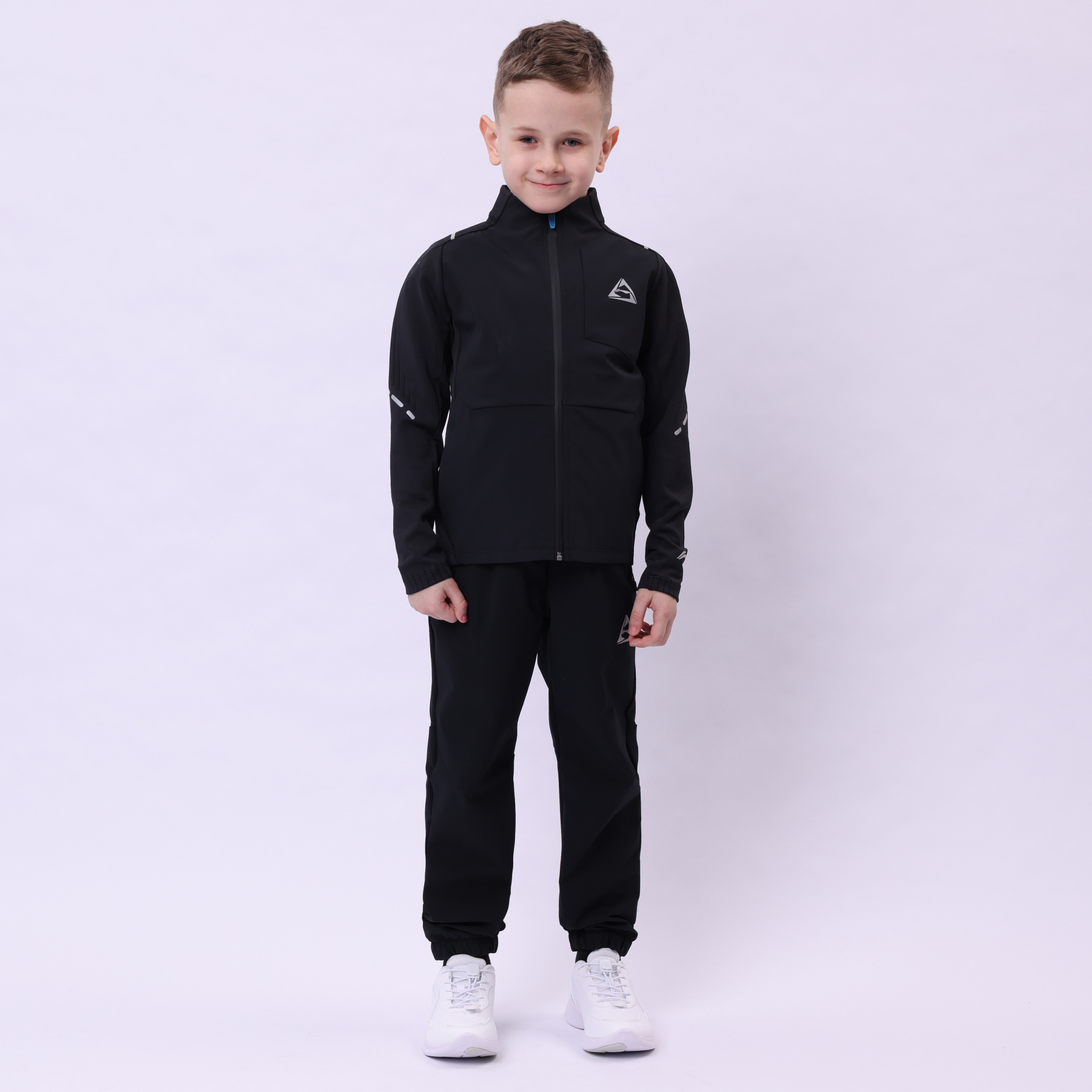 YFDU039-3 Professional Sports Knit Sports Coat Black