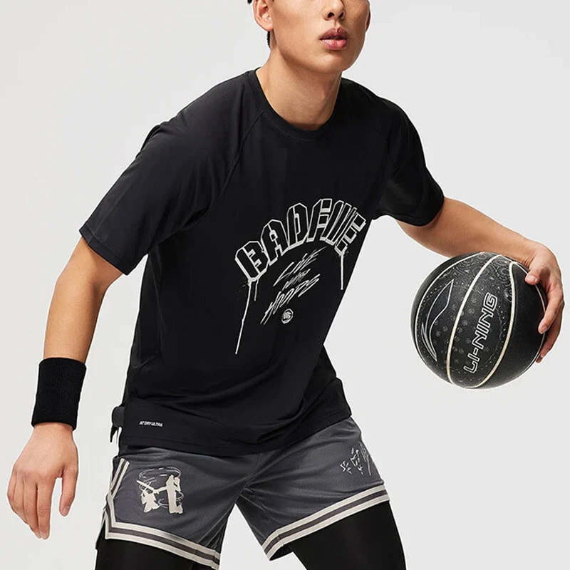 ATSU437-1 Футболка Basketball черная