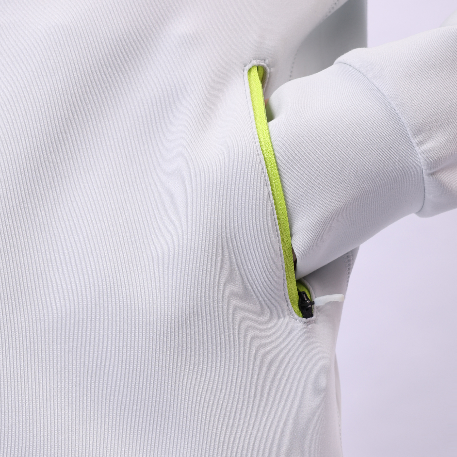 YFDU033-4 Professional Sports Knit Sports Coat Light Grey