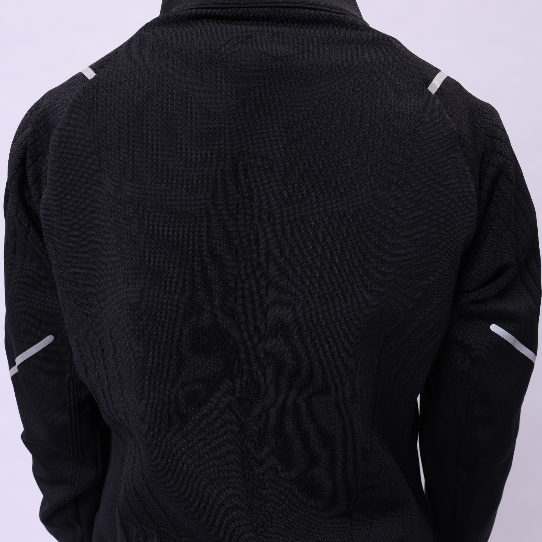 YFDU039-3 Professional Sports Knit Sports Coat Black