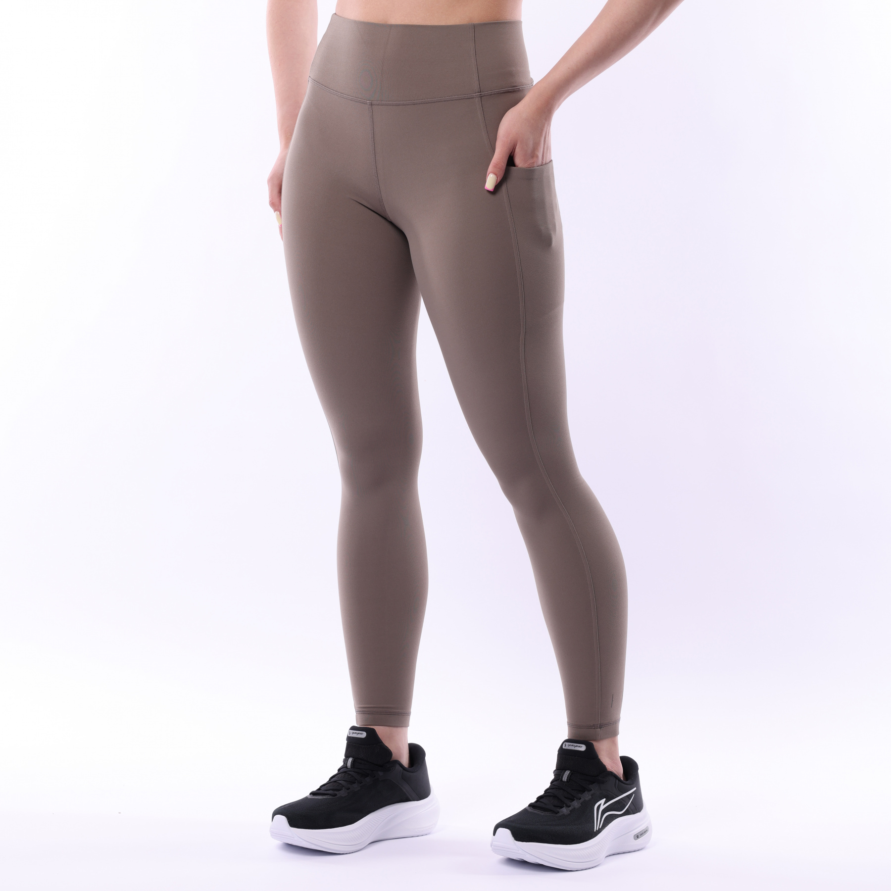 AULV048-4 Тайтсы Yoga коричневый