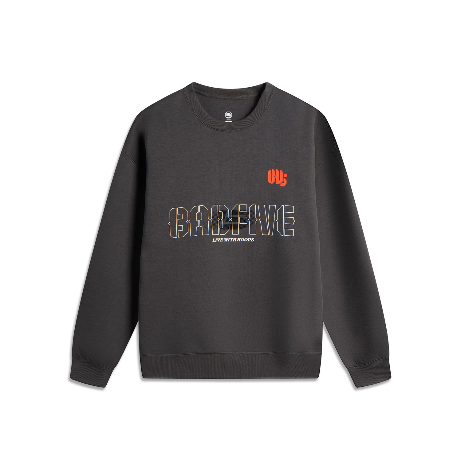 AWDV323-6 Толстовка Bad5 Off-Court серый