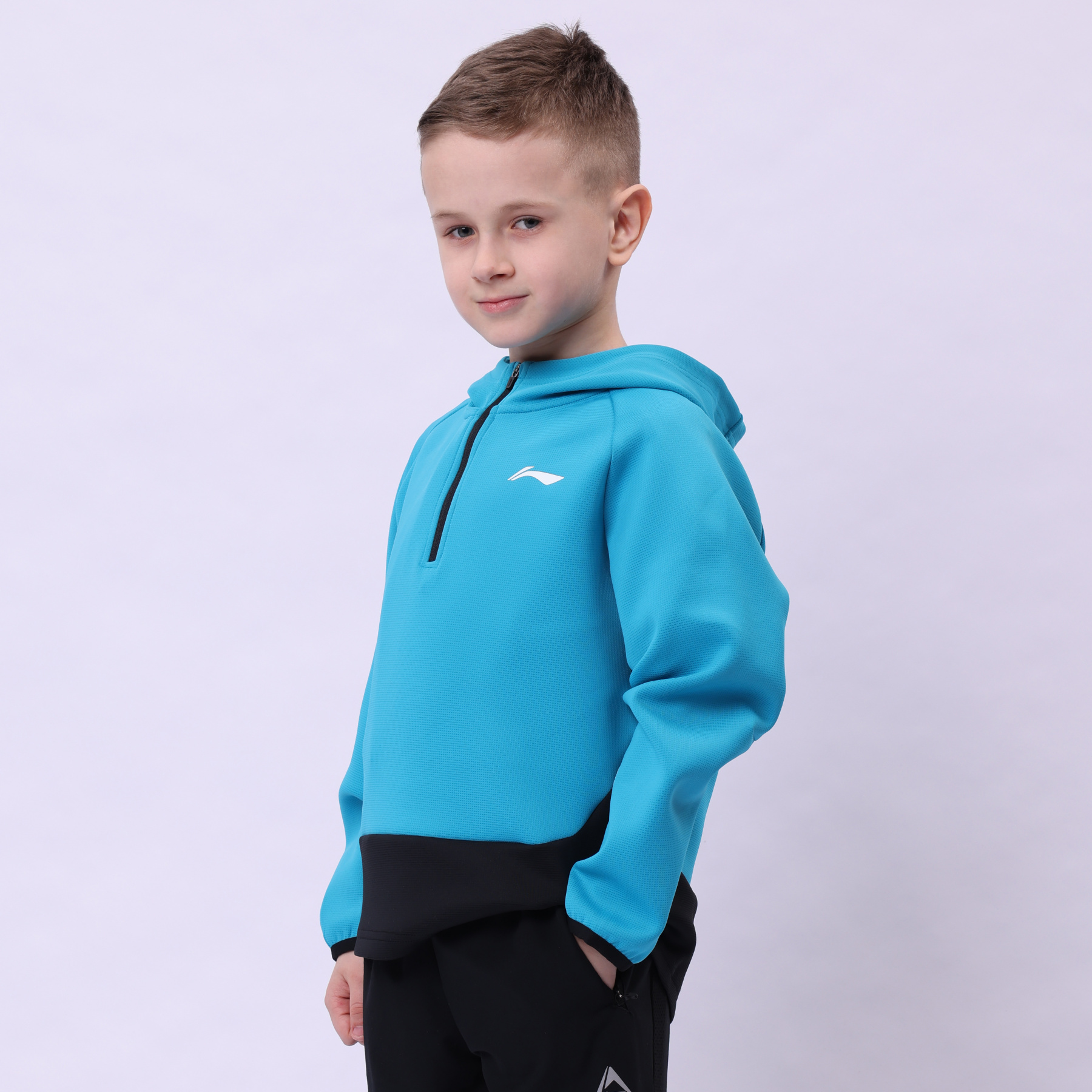 YWYU003-4 Professional Sports Knit Sports Coat India Blue