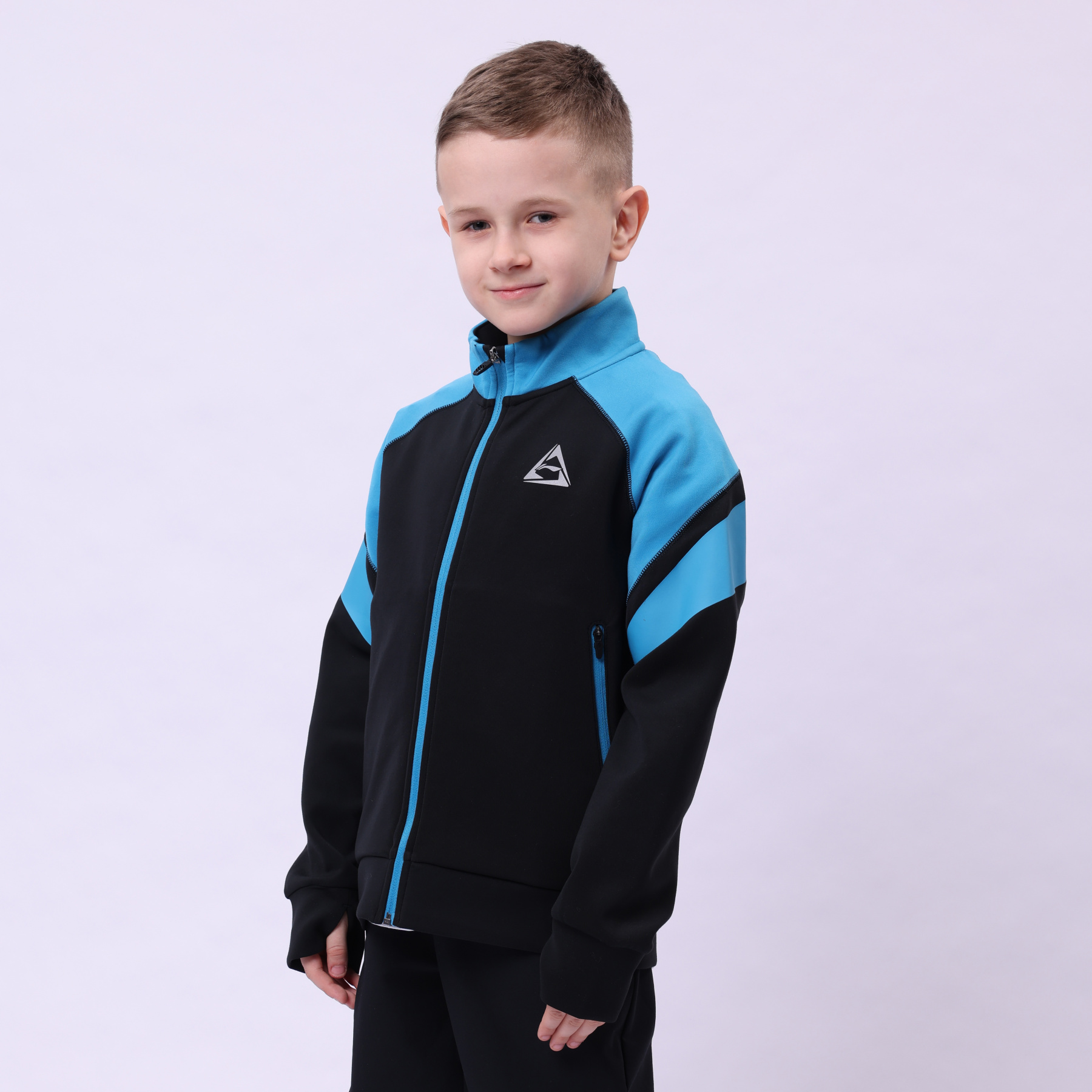 YFDU033-3 Professional Sports Knit Sports Coat Black