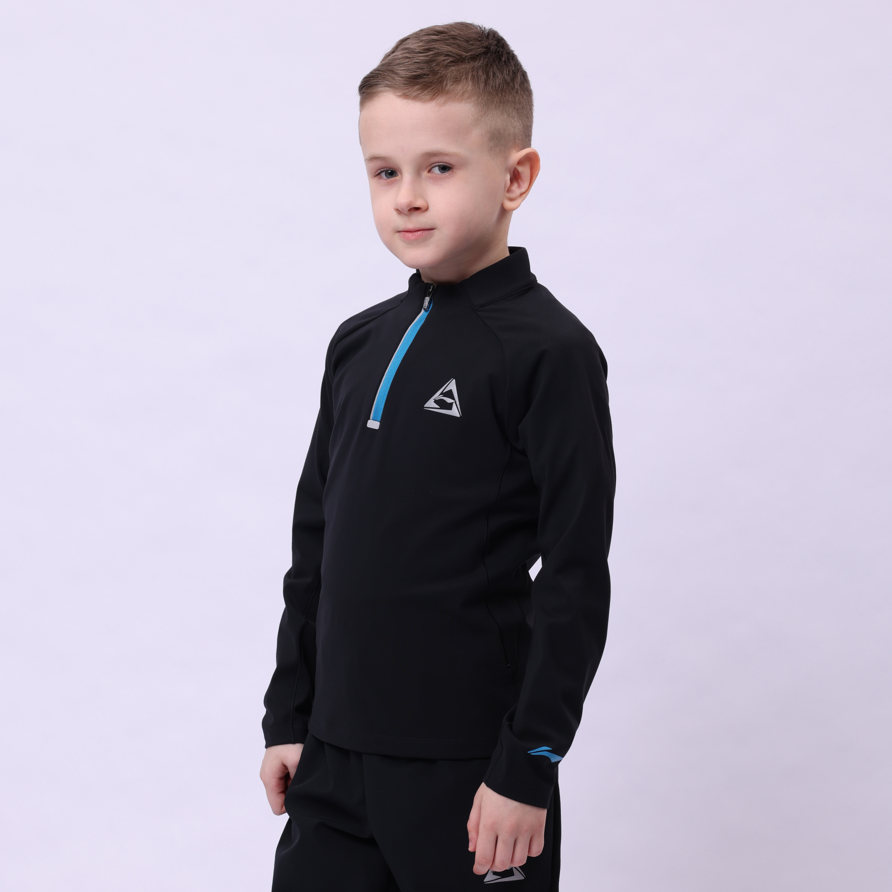 YWYU011-4 Professional Sports Knit Sports Coat Black