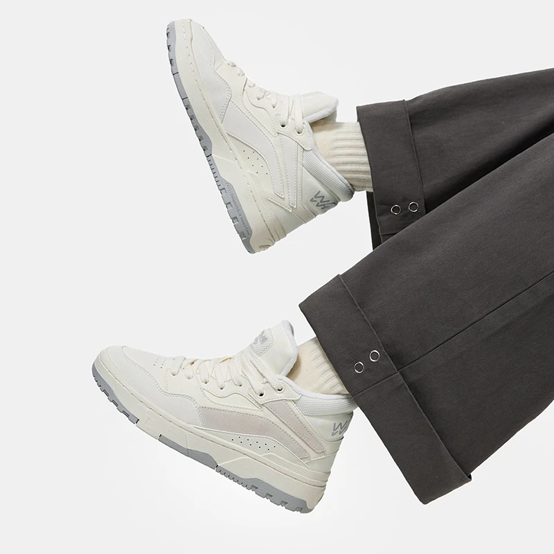 AGCT226-1 Кроссовки утепленные Wave Mid белые