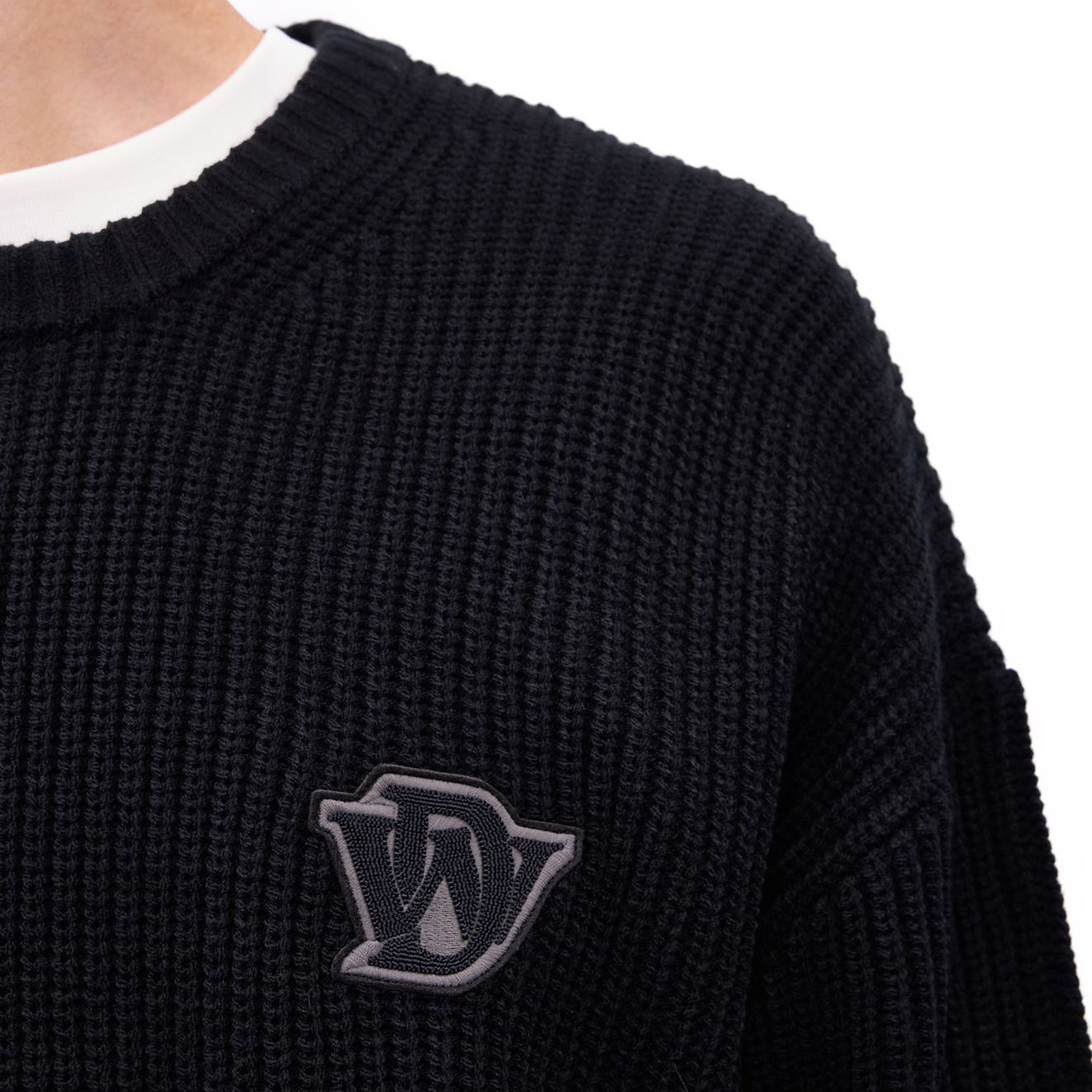 AMBV423-2 Джемпер вязанный Wade Lifestyle черный