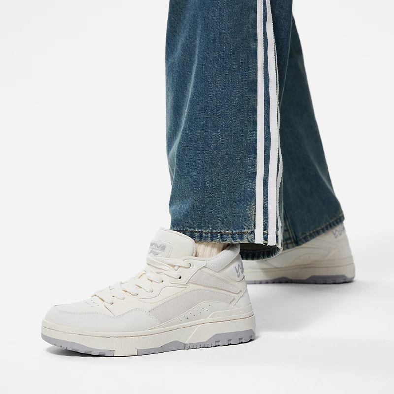 AGCT225-1 Кроссовки утепленные Wave Mid бежевые