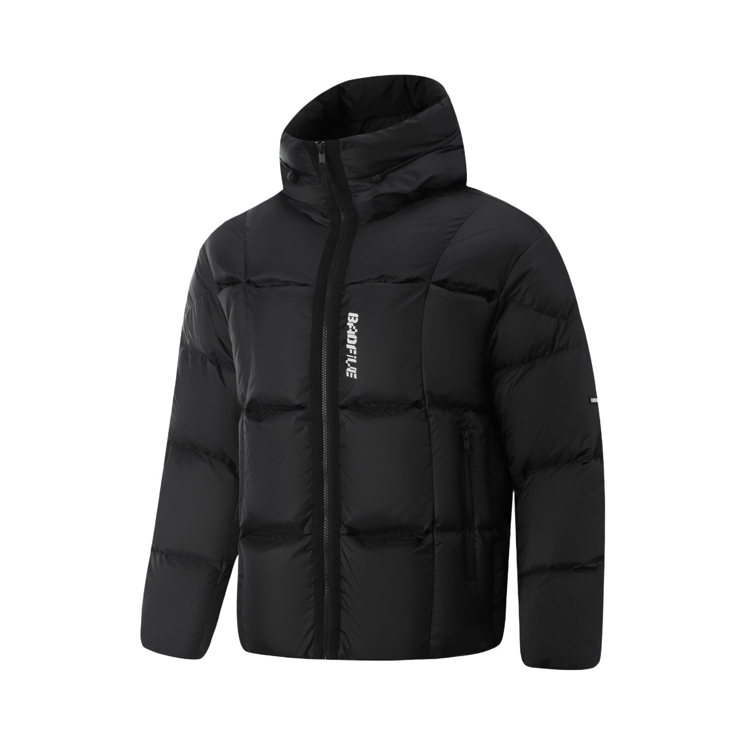 AYMV117-4 Пуховик Bad5 Off-Court черный