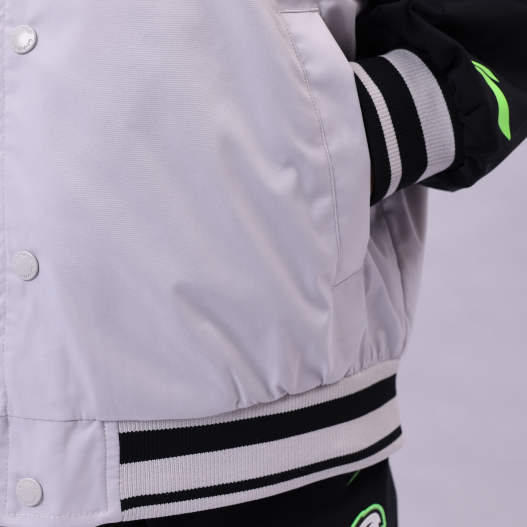 YJDU027-2 Basketball Jacket Vapor Blue/Black