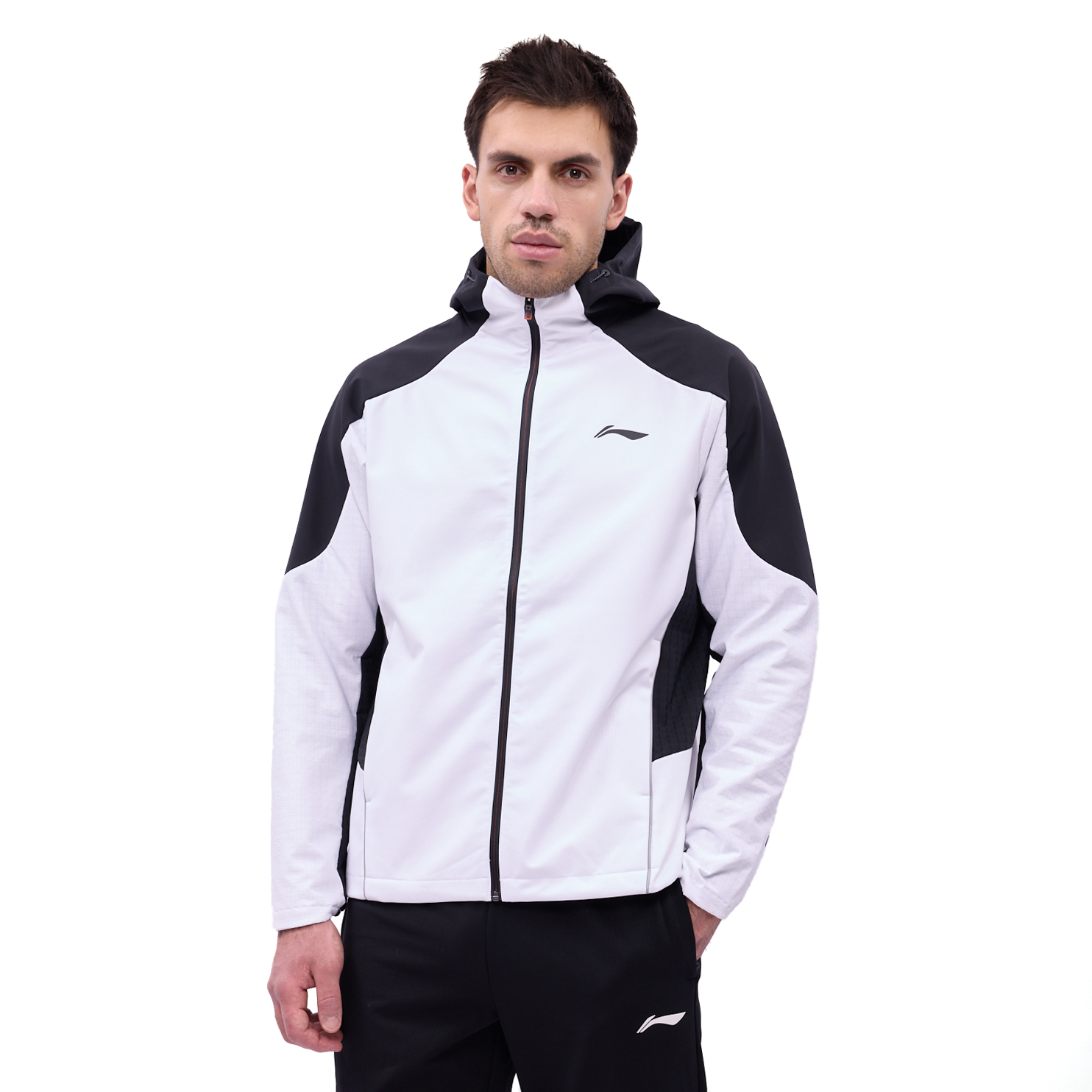 AFDVB55-4 Ветровка Jogging белый / черный