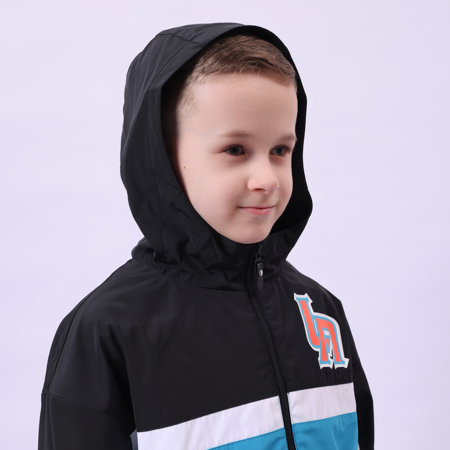 YFDU001-4 Sports Life Windbreaker India Blue/Black