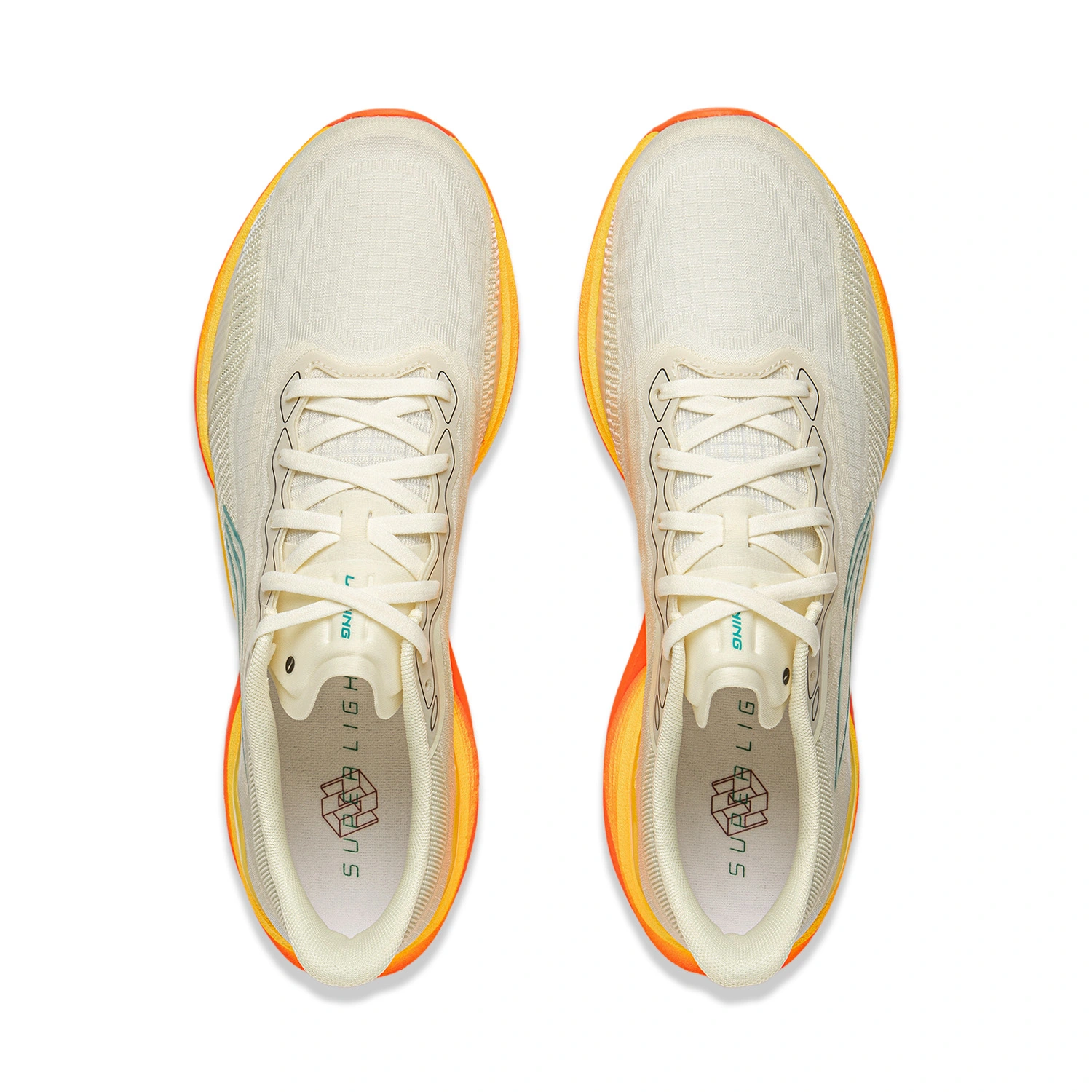 ARBV001-44 Кроссовки беговые Super Light 22 белые желтый