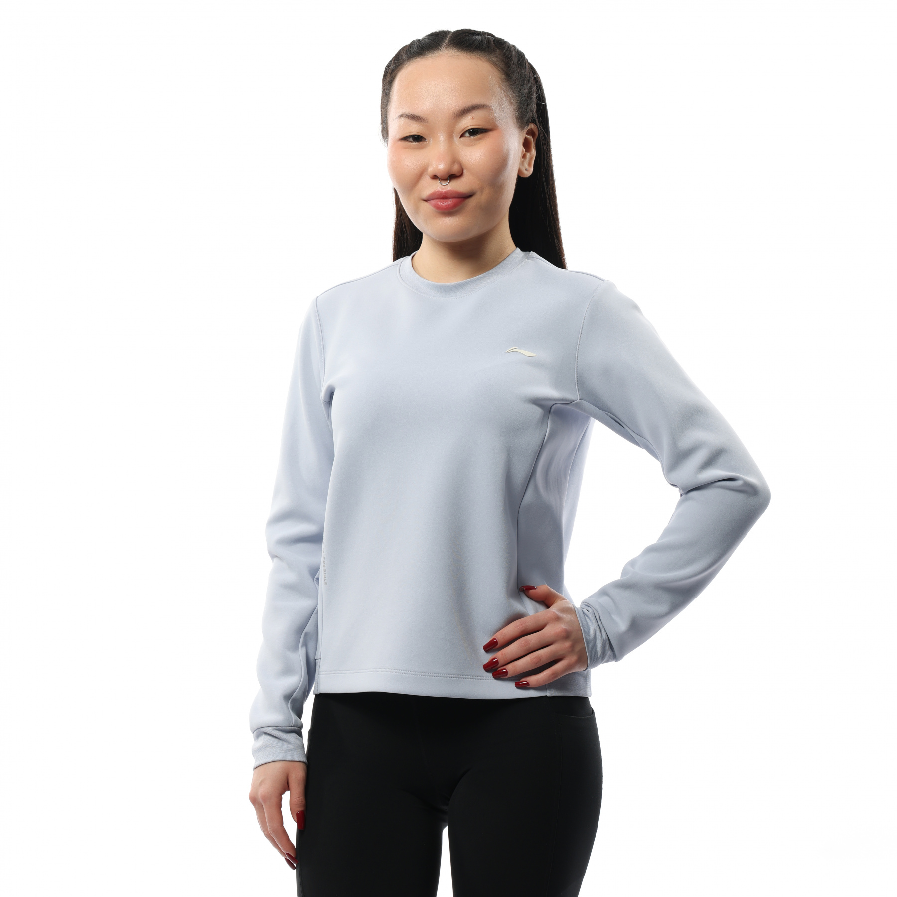 AWDVA70-3 Лонгслив Essentials синий