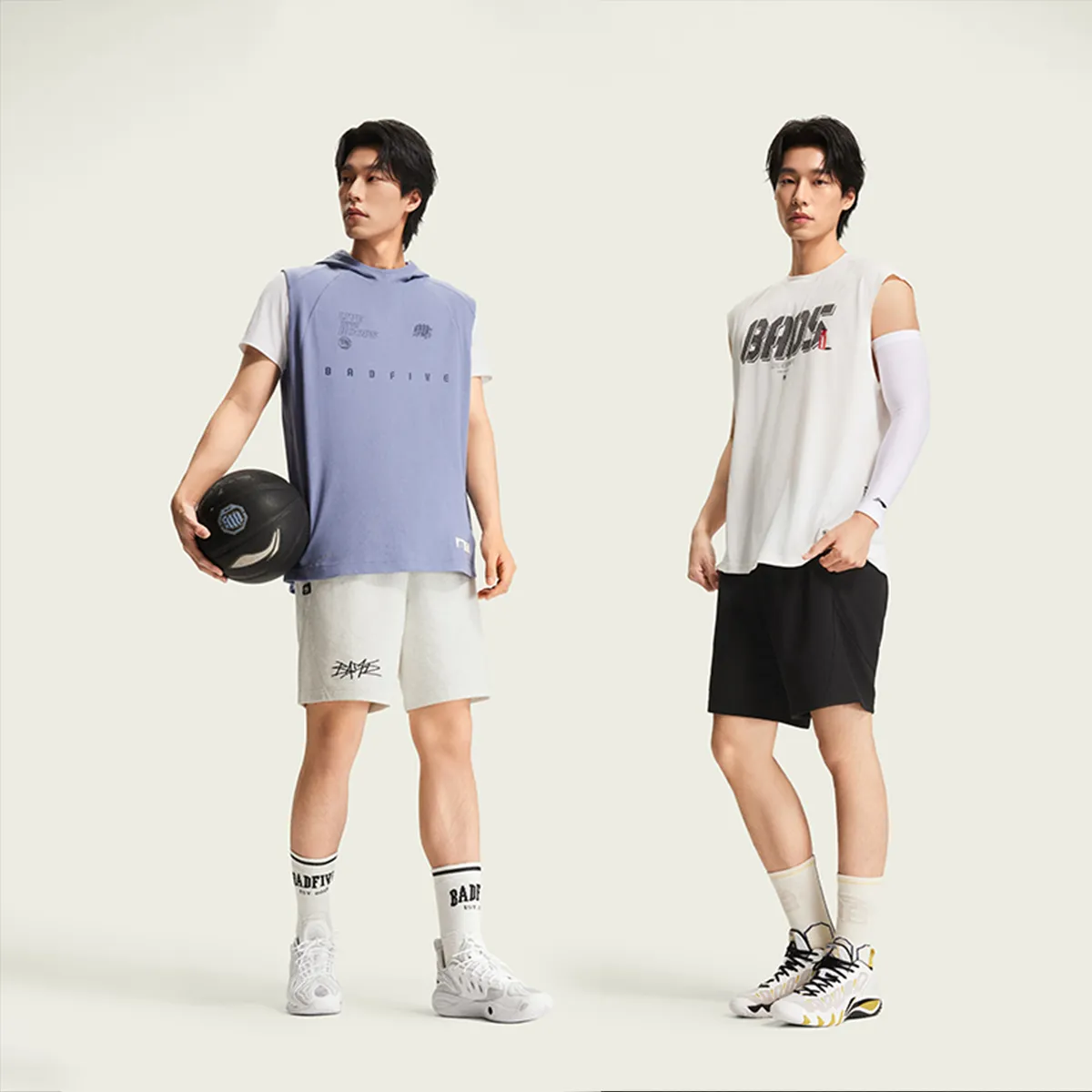 AKSW105-3 Шорты Badfive Streetball черный