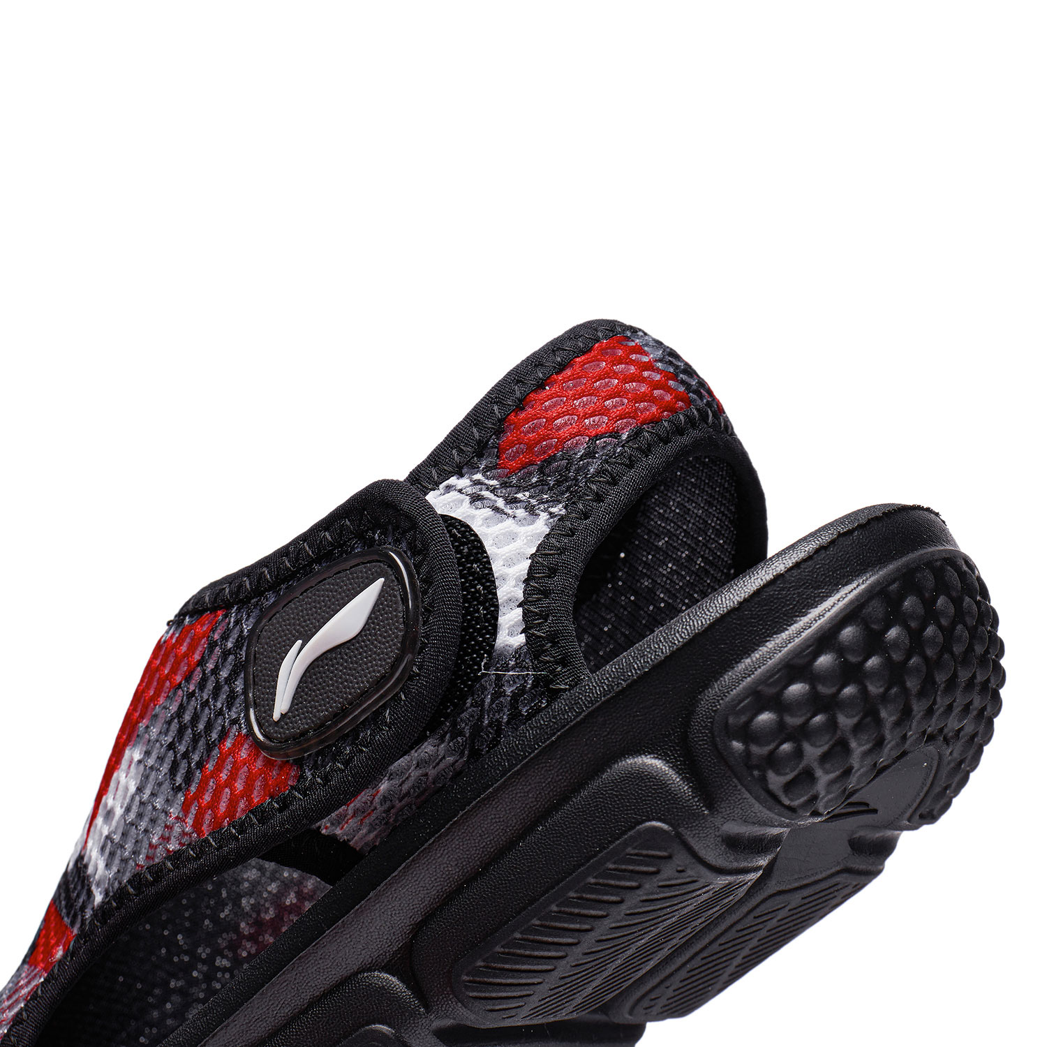 YKKT014-5 Lifestyle Kids Sandals Black/Fiery Red Camouflage