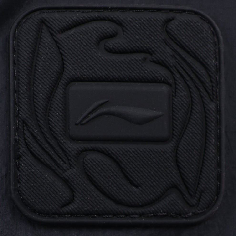 AYMU090-2 Длинный пуховик Workout чёрный