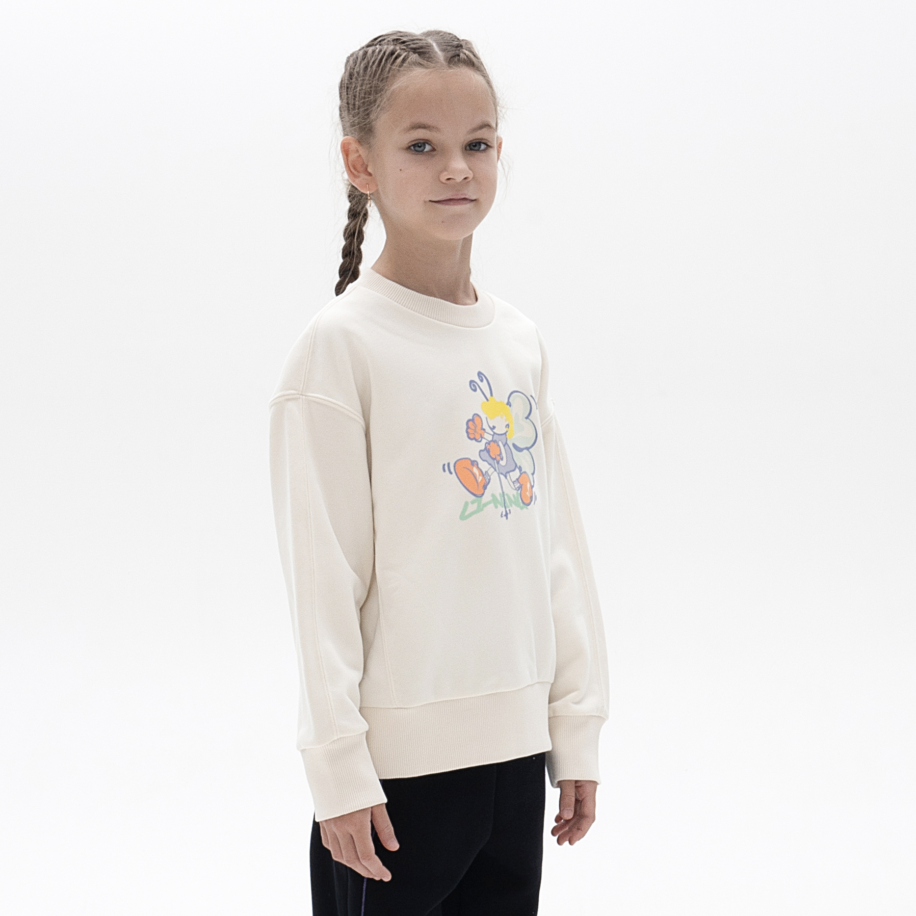 YWDU026-3 Свитшот Sports Life бежевый