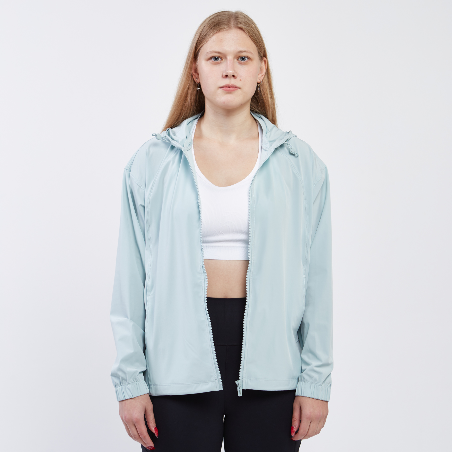 AFDU518-3 Куртка Fitness зеленая