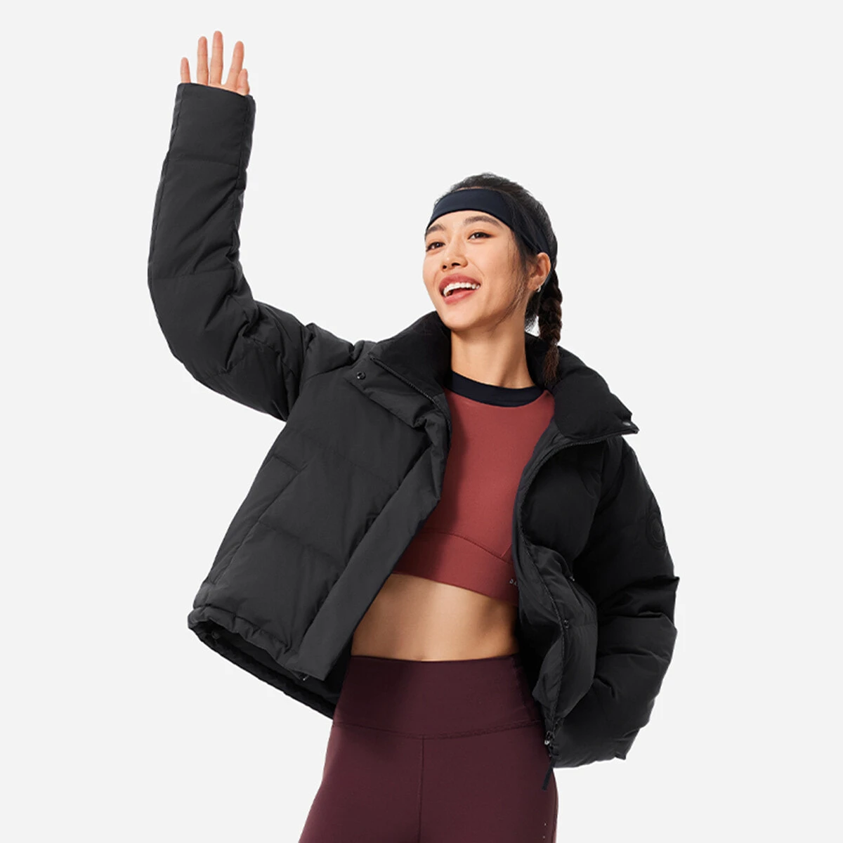 AYMU102-2 Пуховик Essentials черный