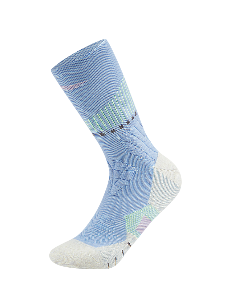 AWLV079-6 Носки высокие Professional Basketball голубой