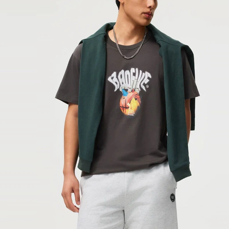 AHSU431-6 Футболка Basketball серая