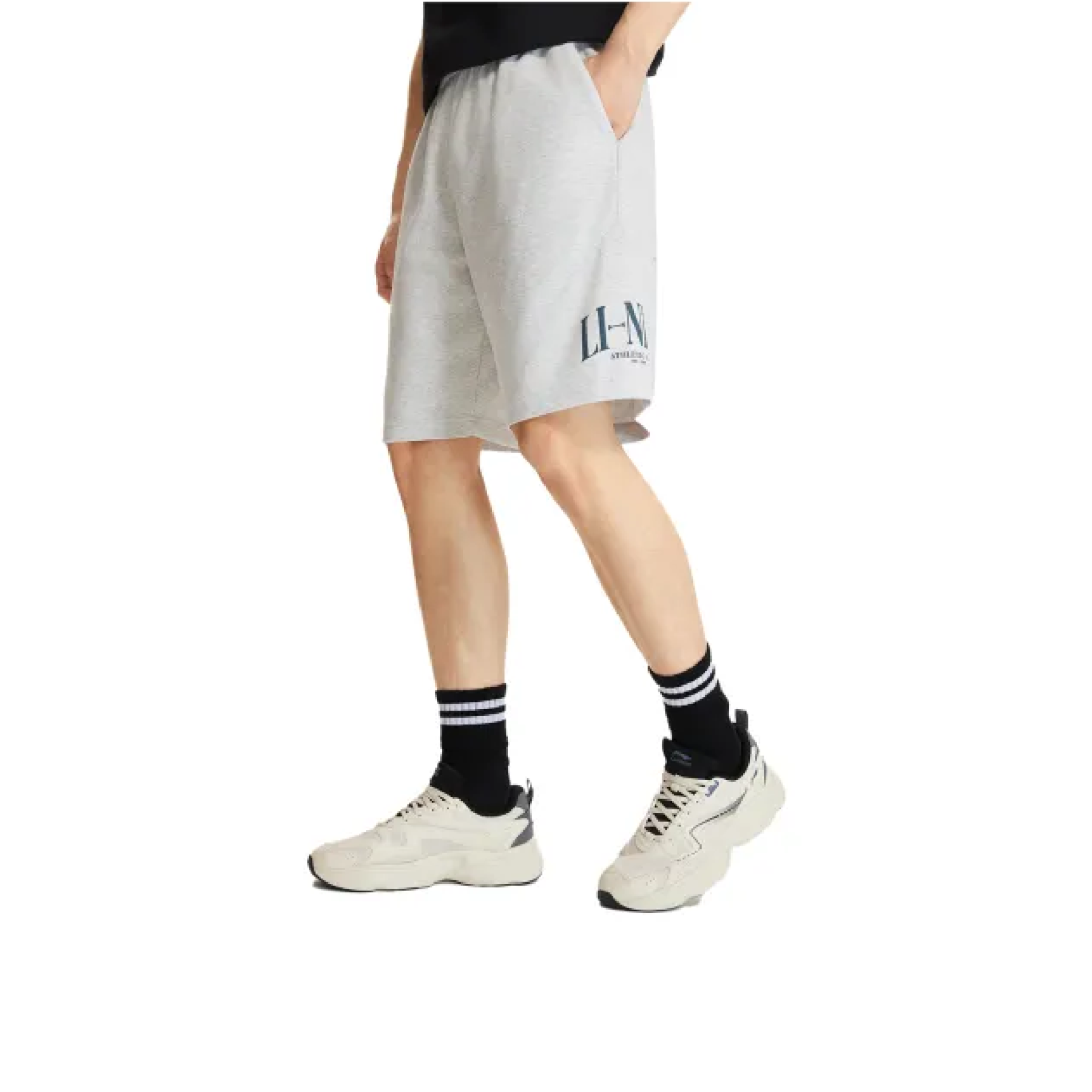 AKSW195-1 Шорты Sports Style серый