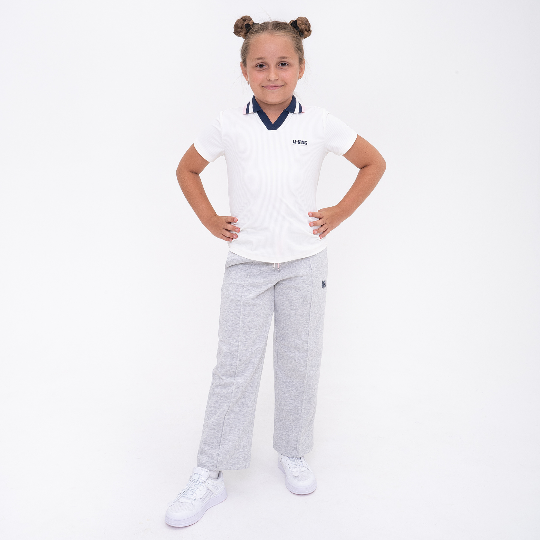 YKLU146-3 Брюки спортивные The Trend серые