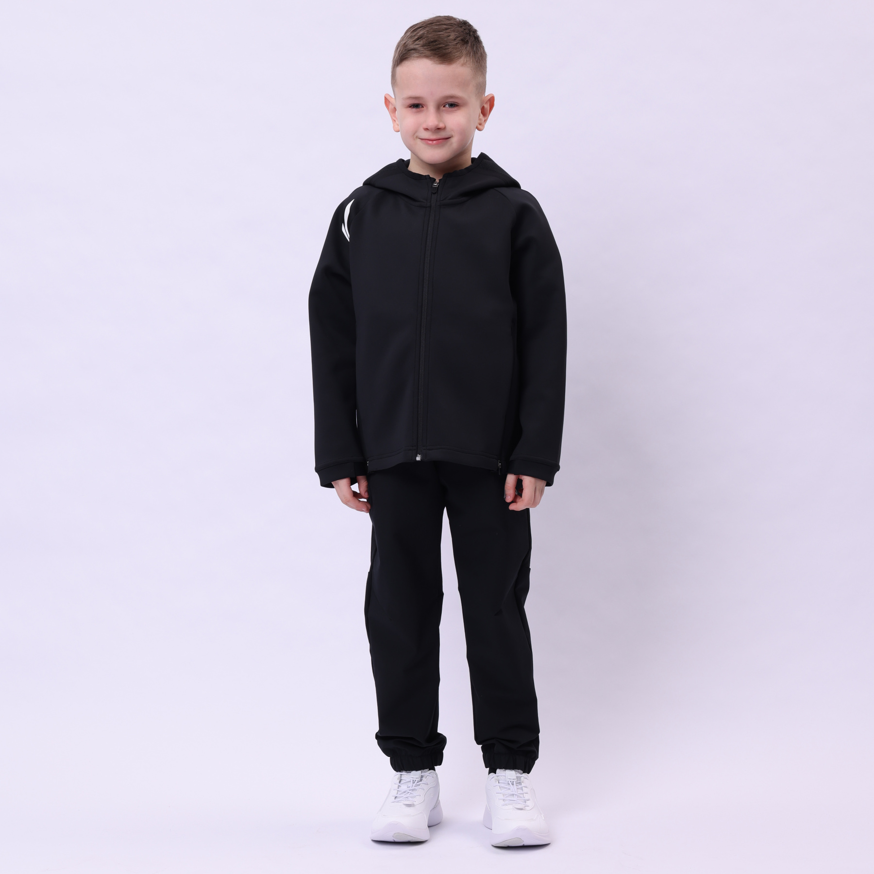 YWYU005-3 Professional Sports Knit Sports Coat Black